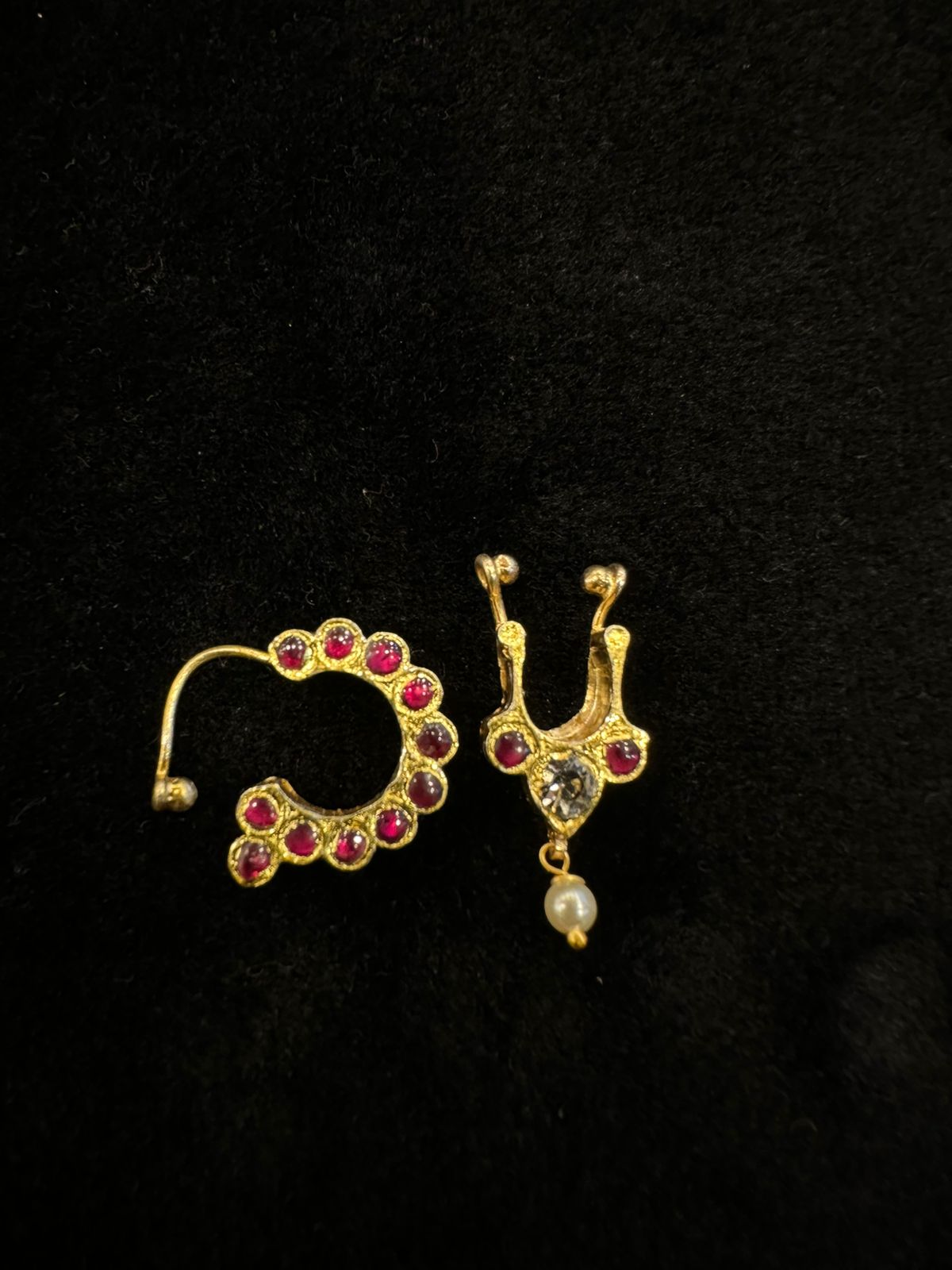 Nathu Bullaku Nose Pin-Nathu Bullaku |Nose Pin Original Temple