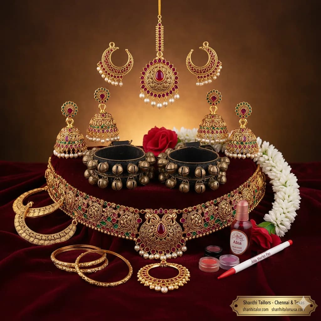 The Sacred Sparkle: Essential Accessories for Bharatanatyam and Kuchipudi Dancers