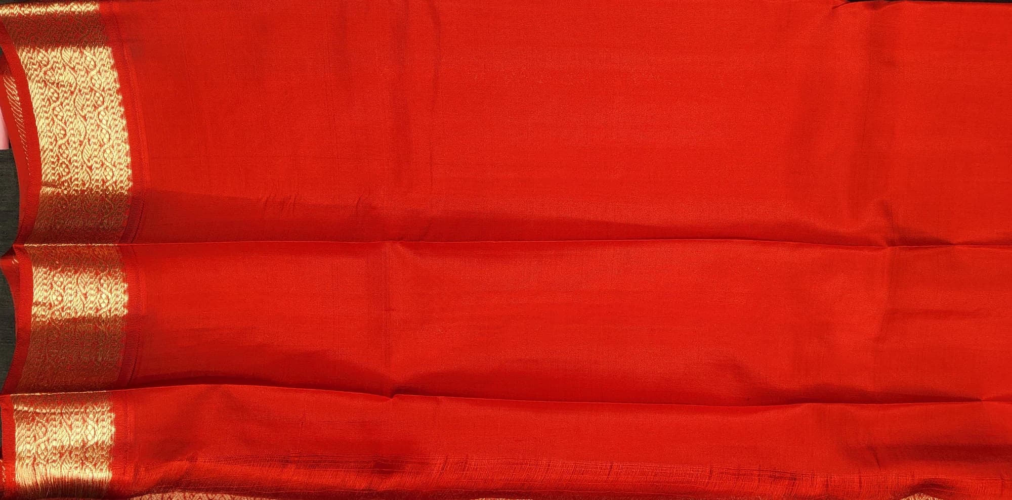 Sea Green with Red | Silk Saree | SV918