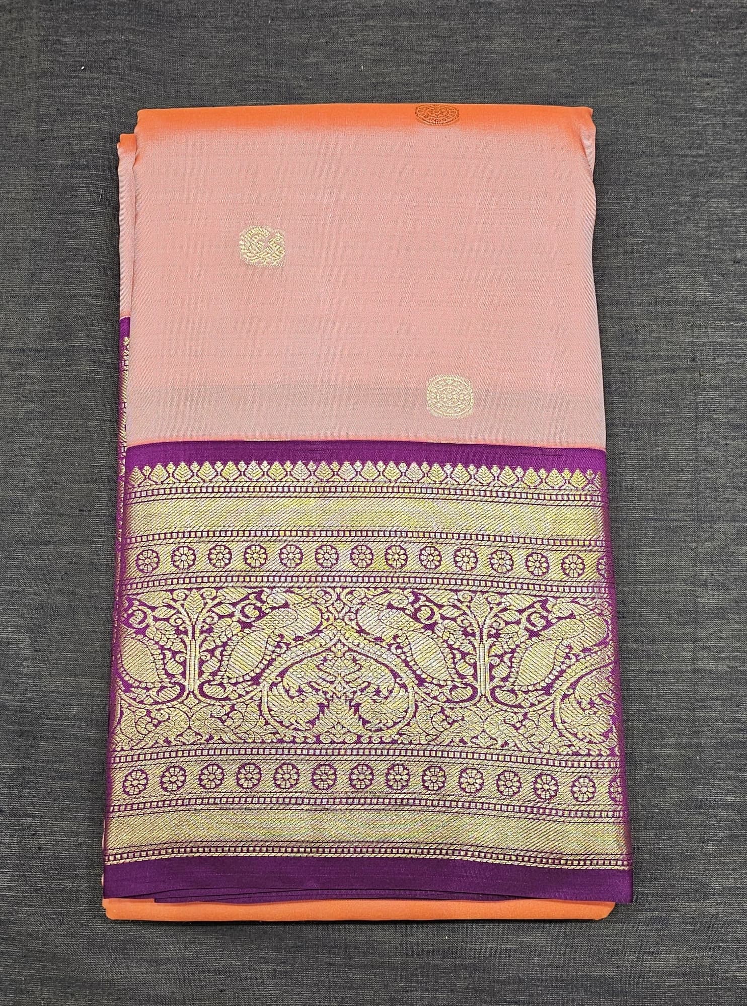 Light Pink with Vadamalli | Kanchipuram Silk Saree | Arangetram | SP508