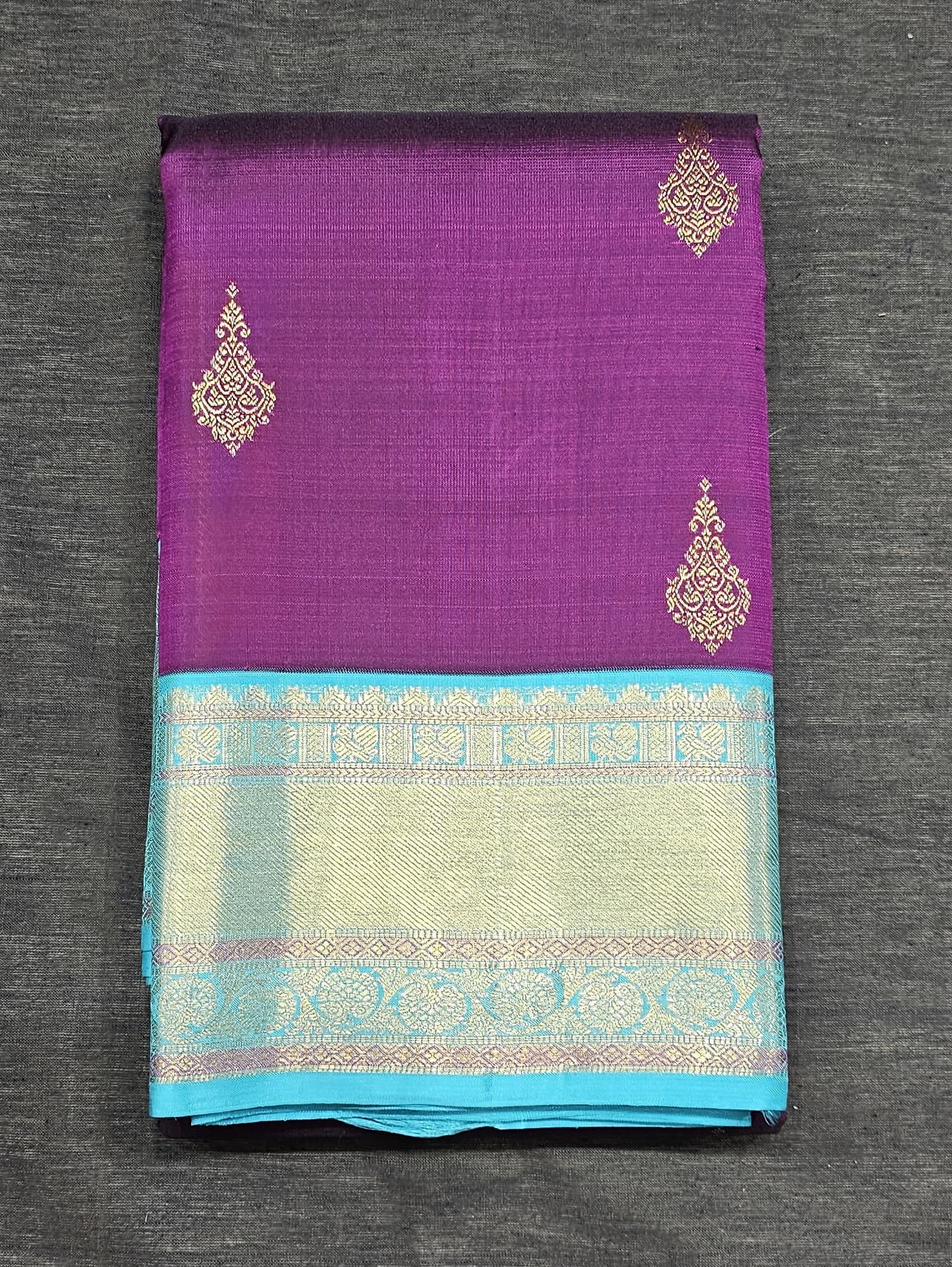 Vadamalli with Sky Blue | Kanchipuram Silk Saree | Arangetram | SESS71