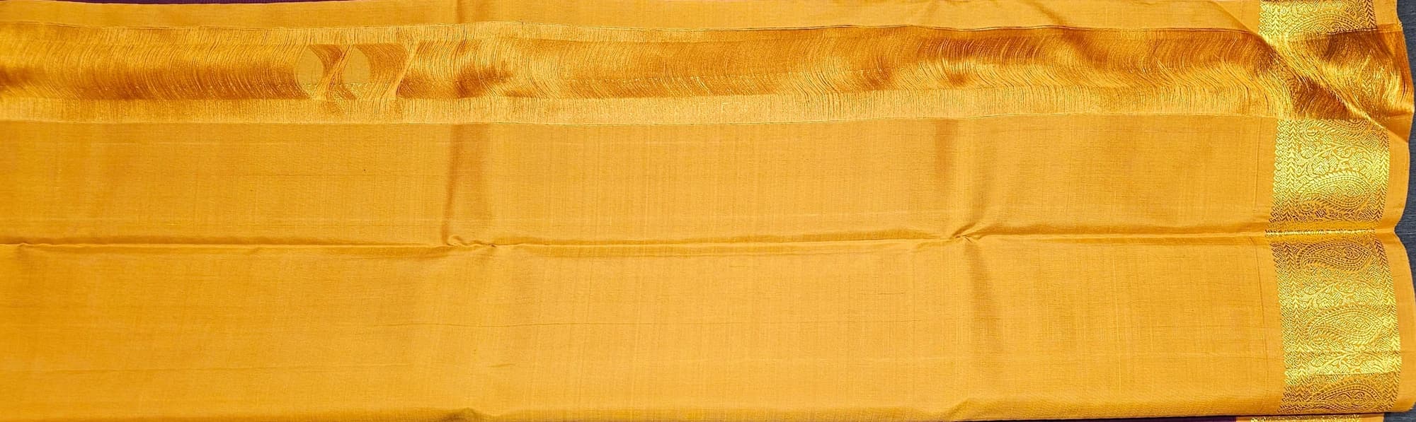 Meroon with Mustard | Kanchipuram Silk Saree | Arangetram | VED1