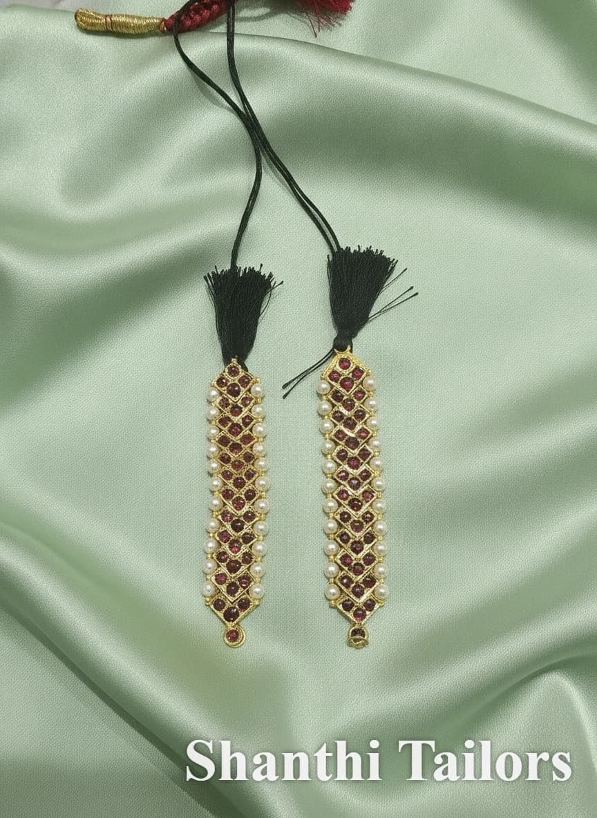 Mattal Temple Jewellery | V Type | Original Temple Jewellery