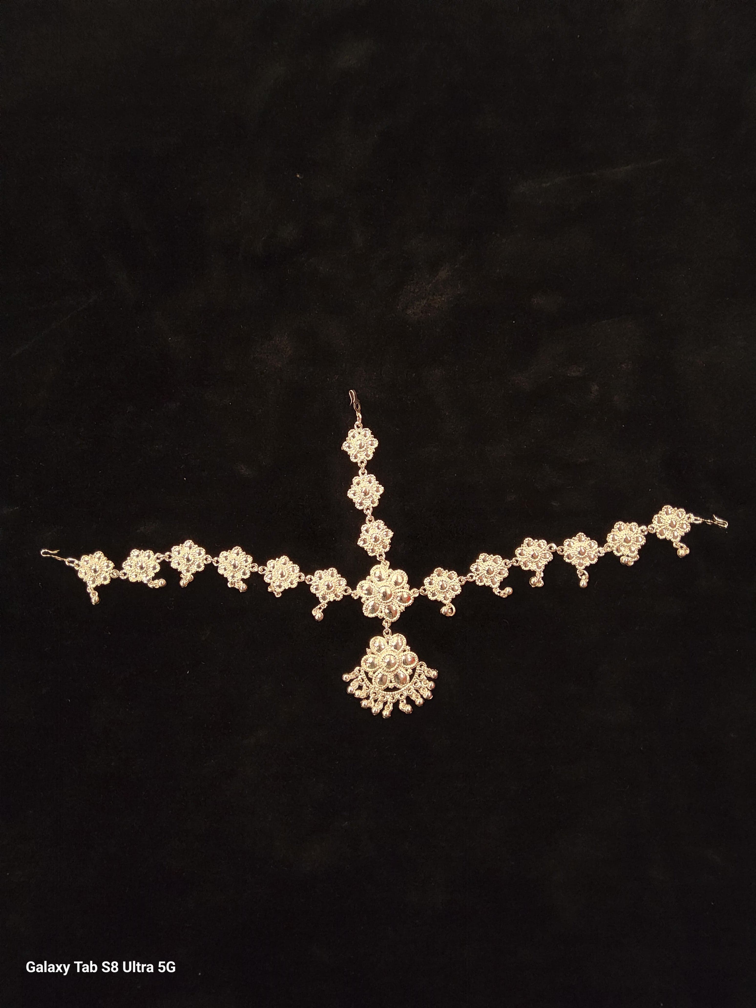 Odissi Dance Jewellery | Flower Design Headset