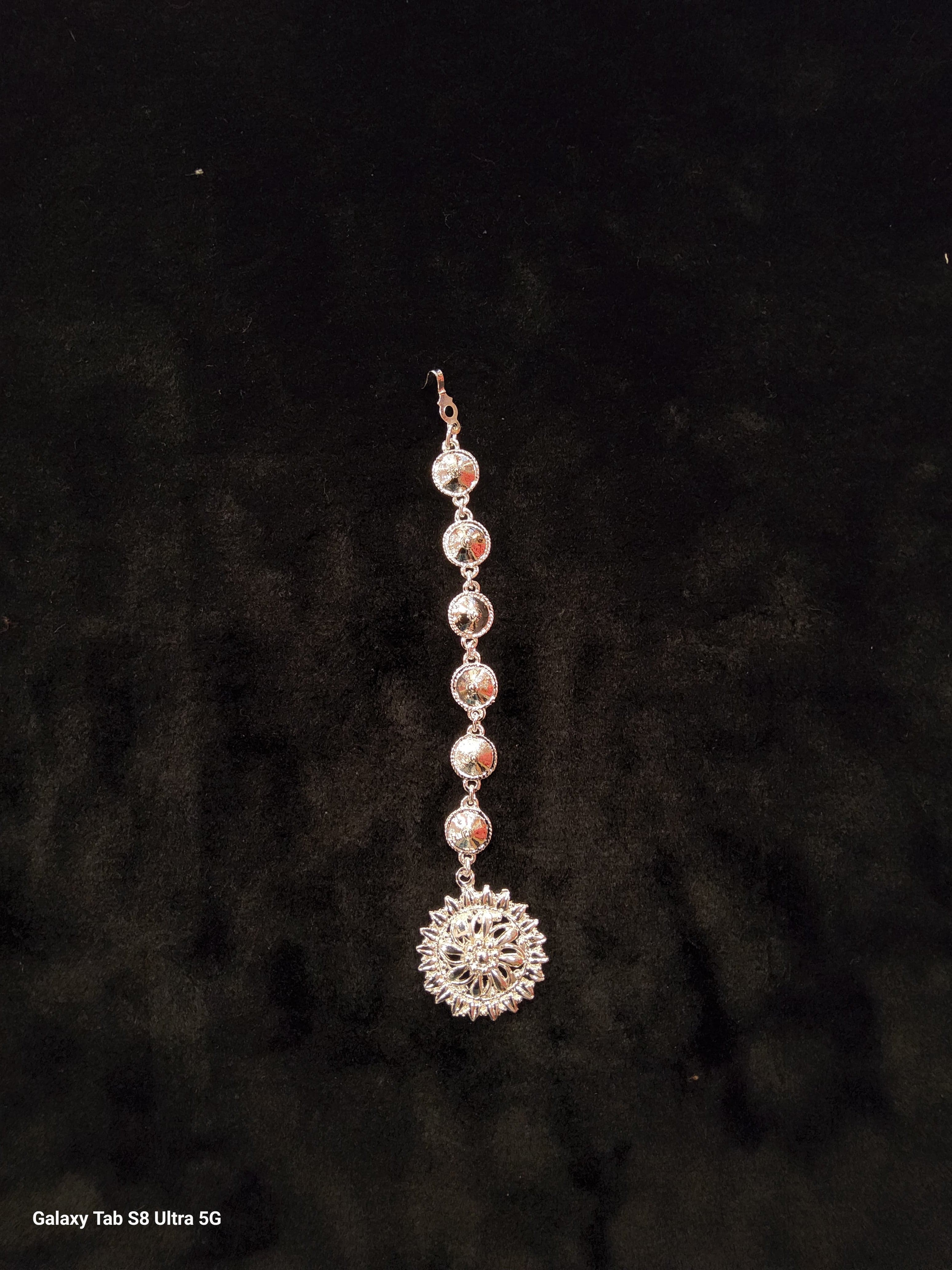 Odissi  Dance Jewellery | Round Design Chutty - Jewelllery set