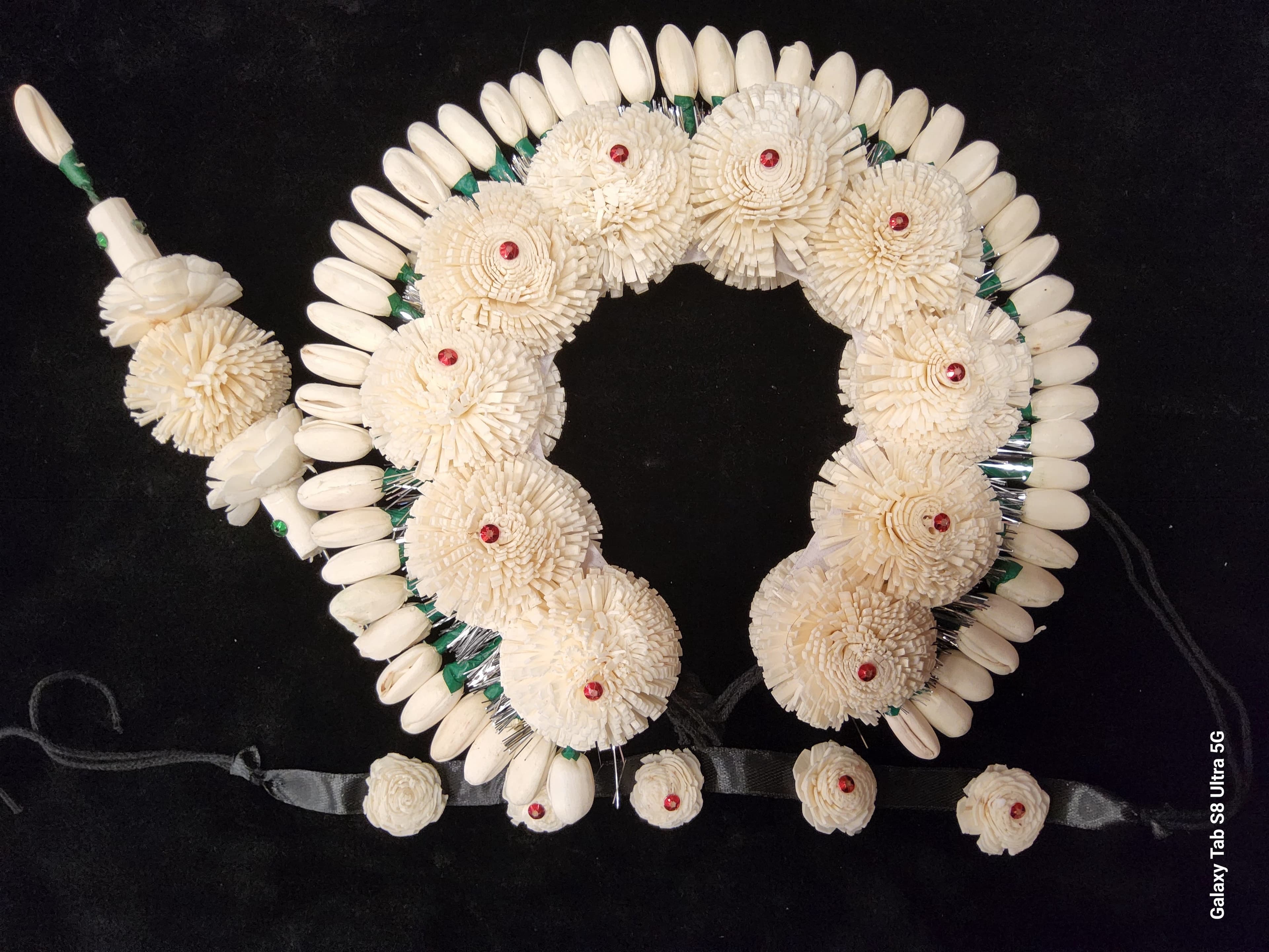 Odissi Flower Headgear - Headset