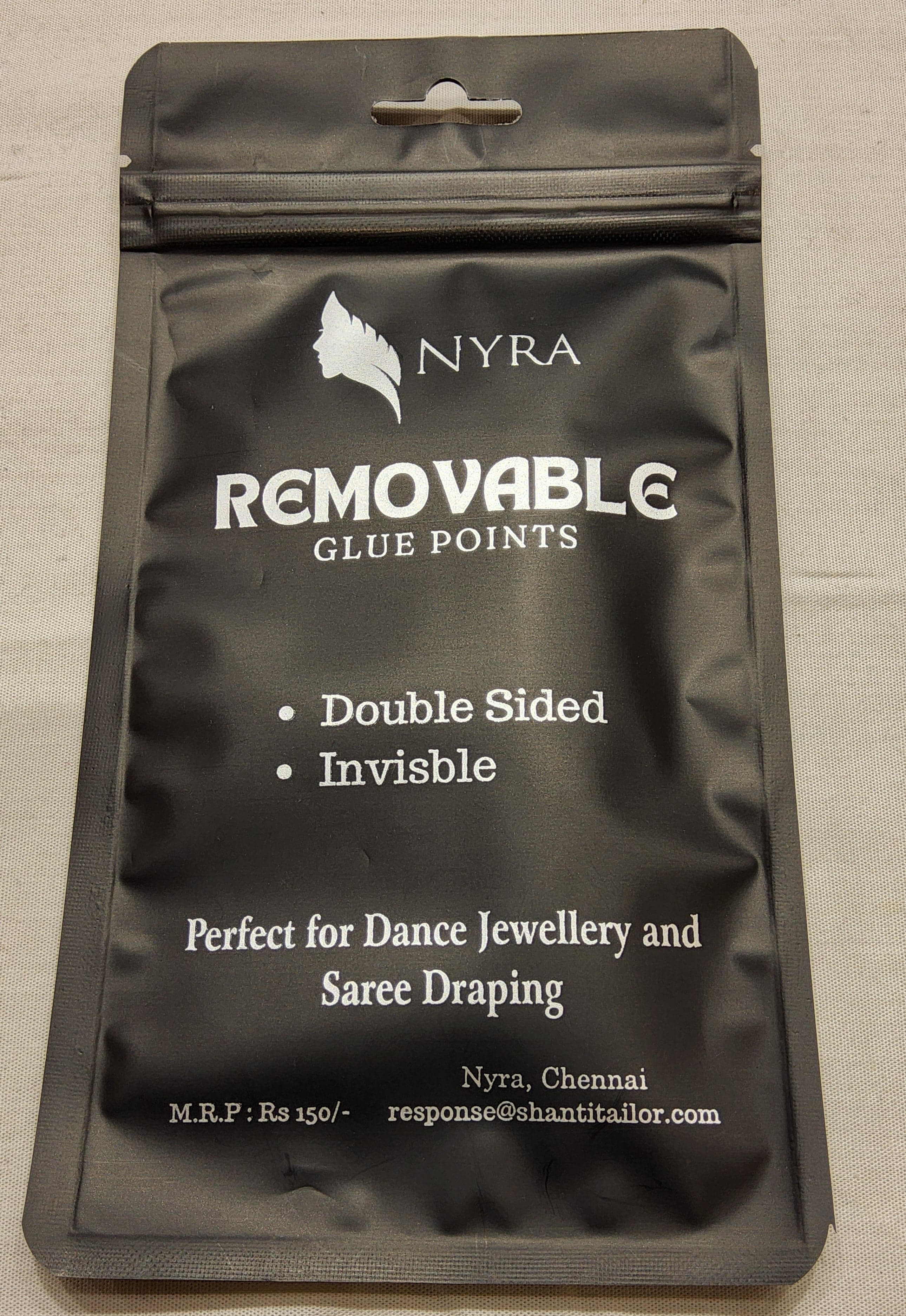 Glue points for classical dance. Securing bindi with adhesive dots. Skin-friendly.