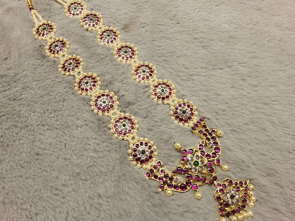 Round Haram with Mahari | Copper | Margam | NJ093