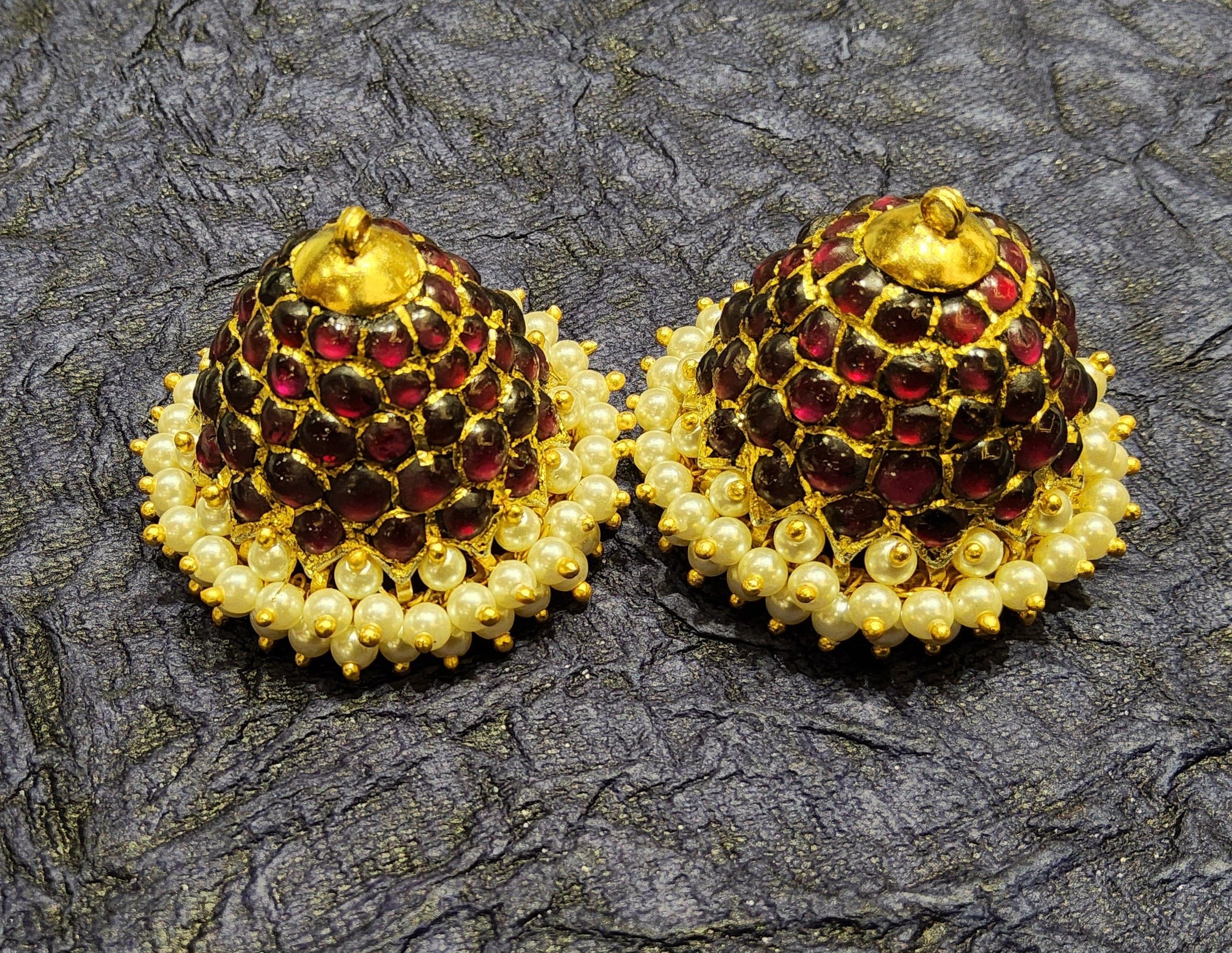 5 Lines Jummiki: Temple Dance Jewellery, detailed craftsmanship for Bharatanatyam & classical dance.