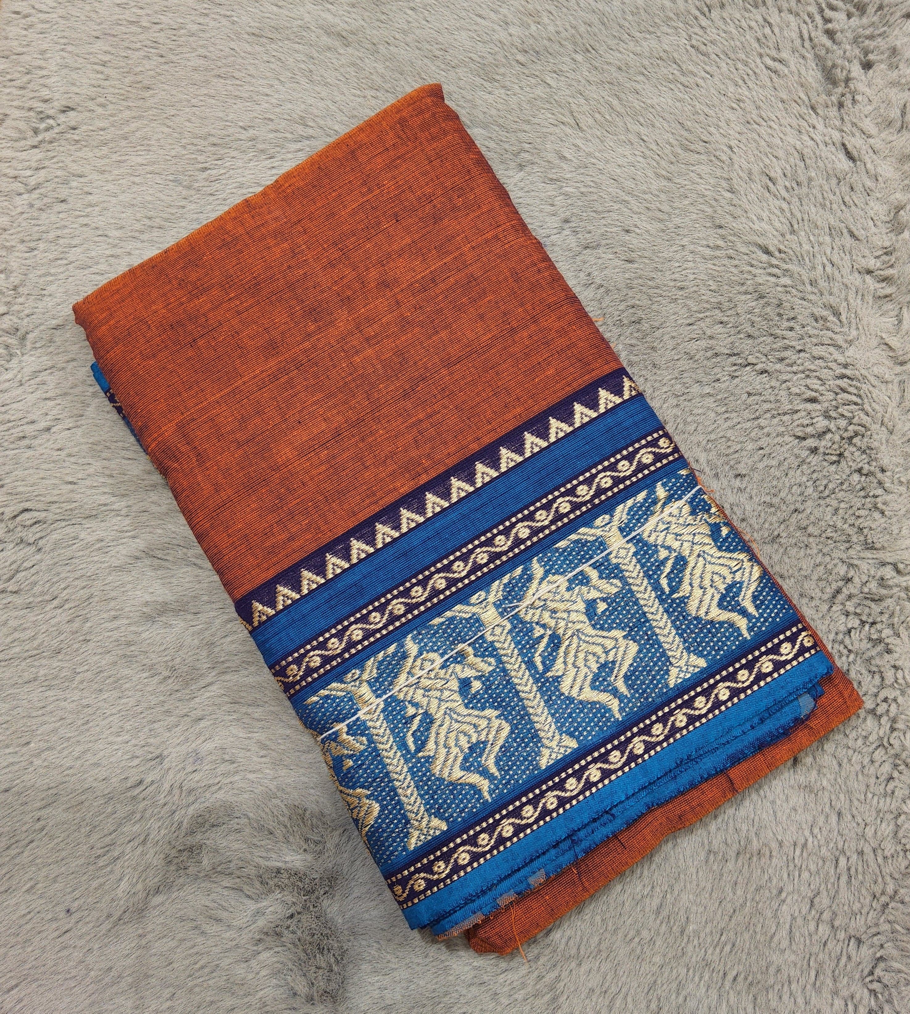Dancing Doll new collection practice saree, side angle view.