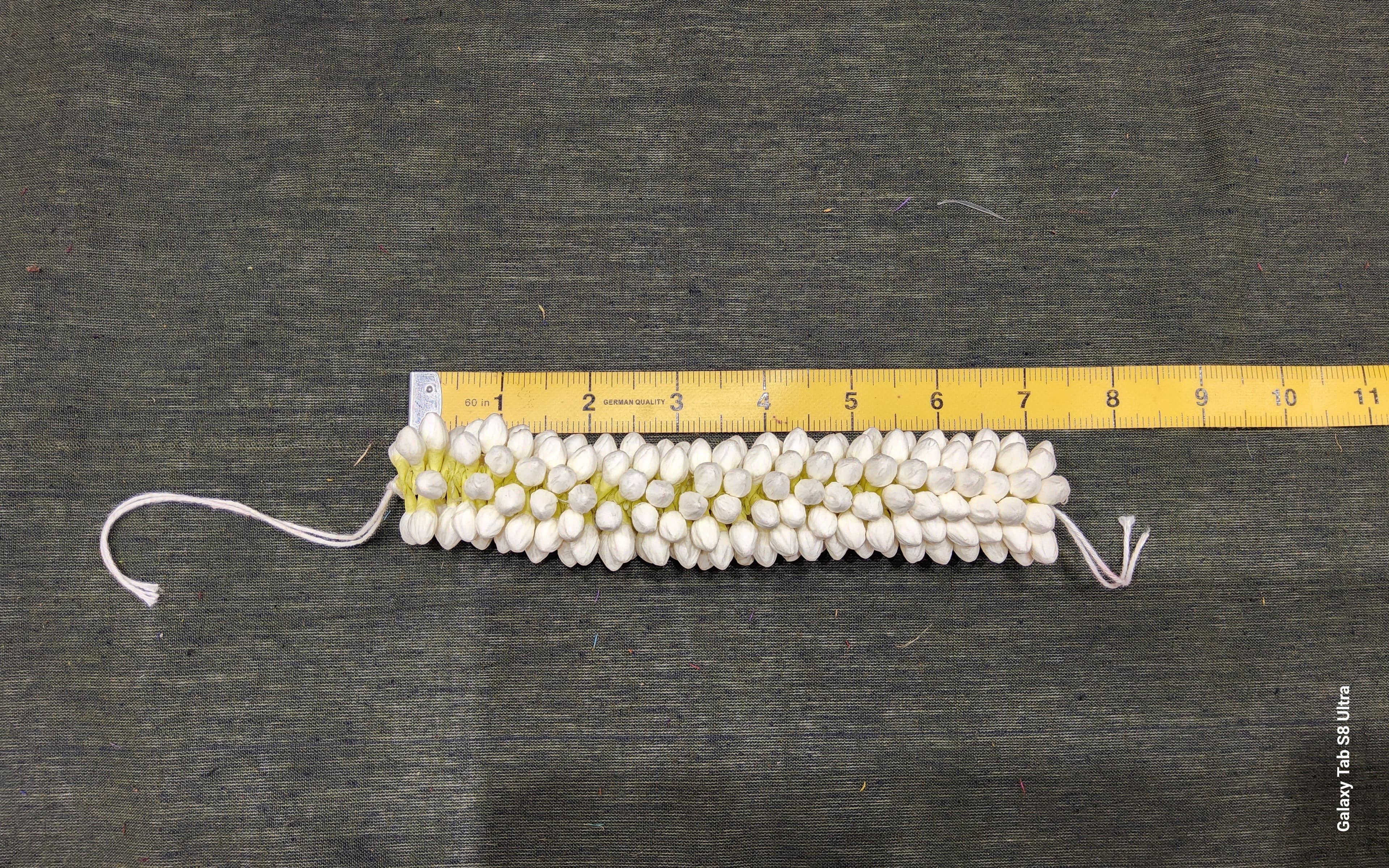 Artificial jasmine flower buds - foam based. Perfect for Odissi and Kathak dance hairstyles.