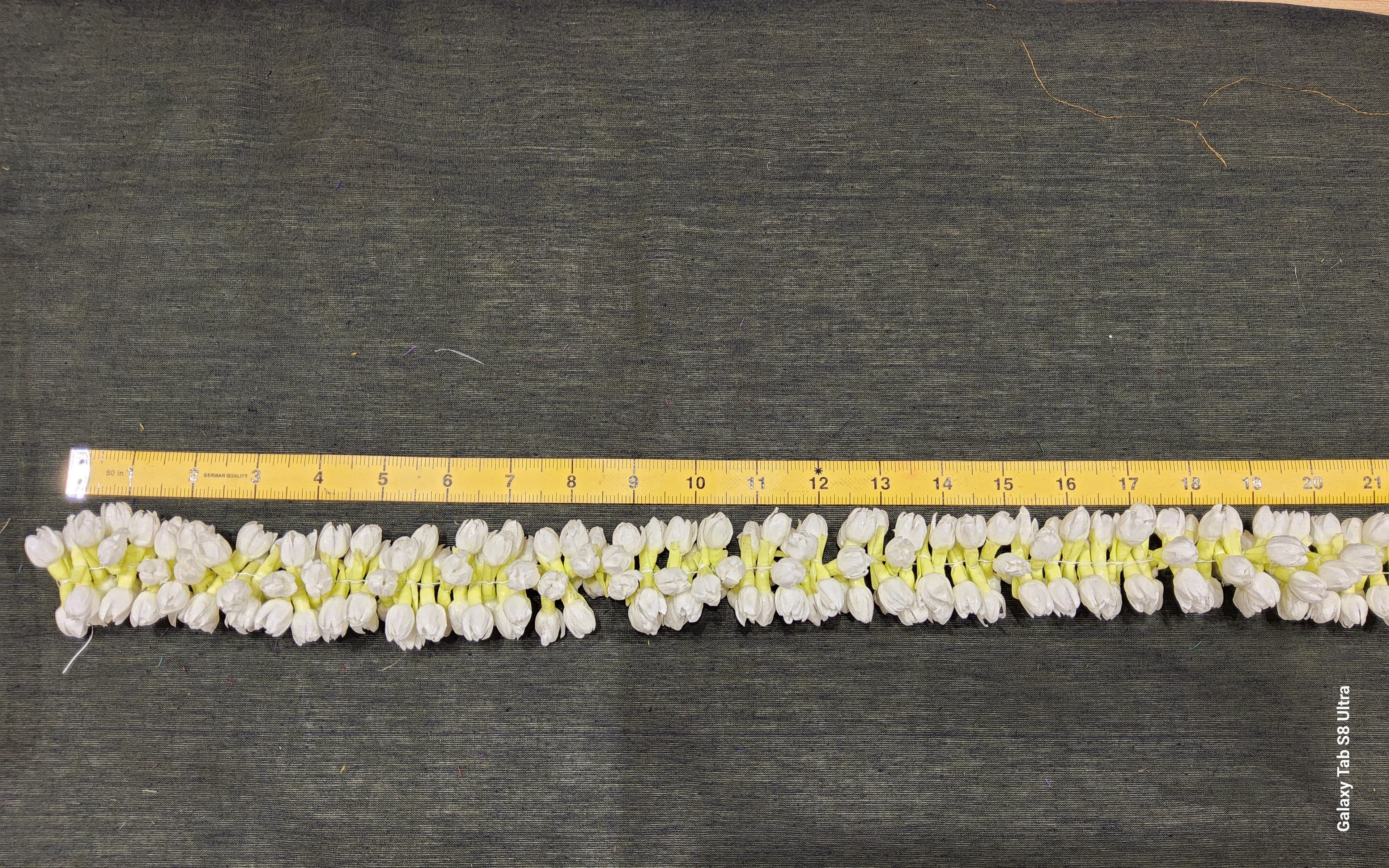 Bloomed Jasmine artificial jasmine flower garland, bridal hair accessory