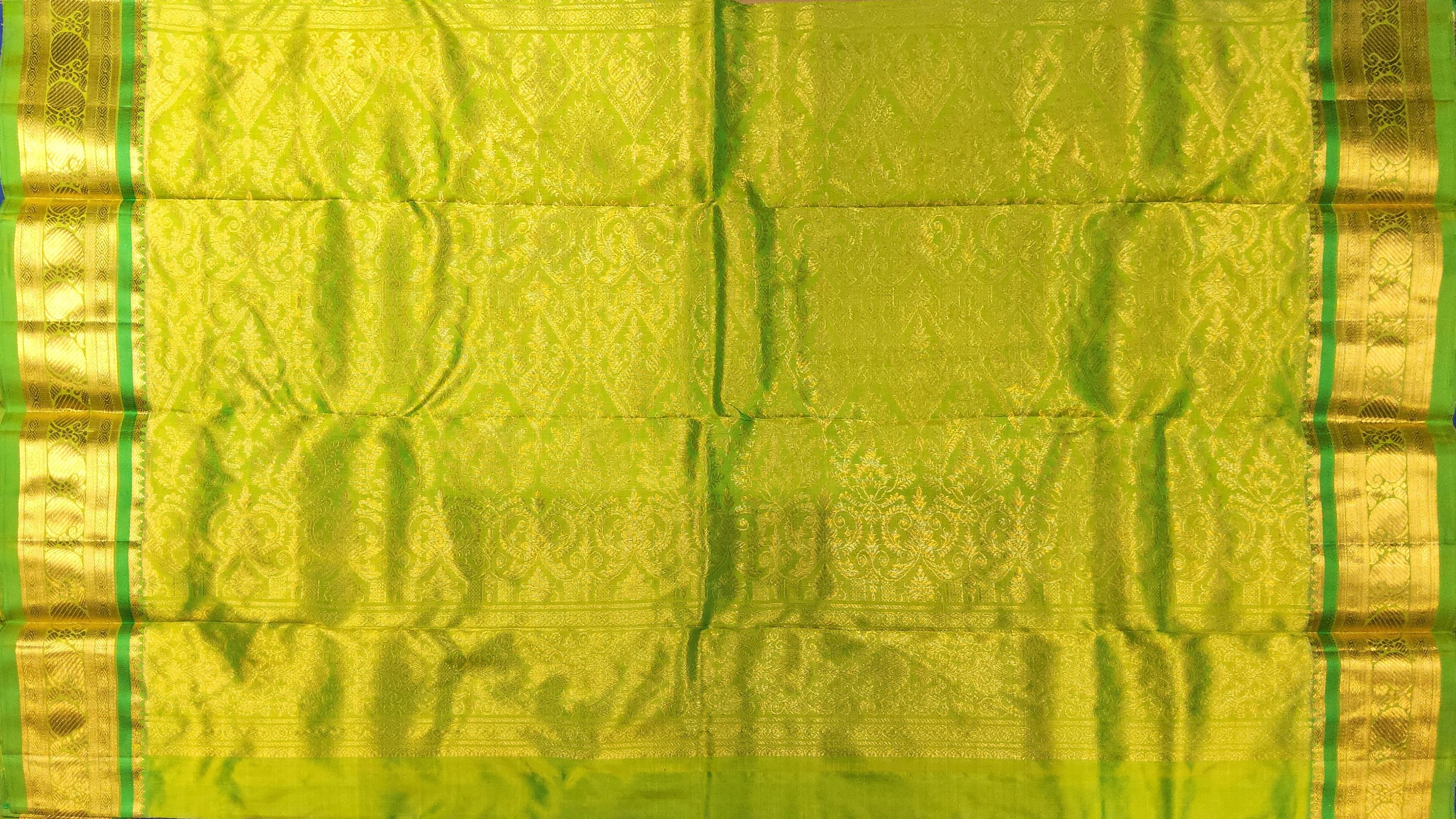 Authentic silk purple Dharmavaram saree pallu detail. Gold zari work on dharmavaram pattu sarees.