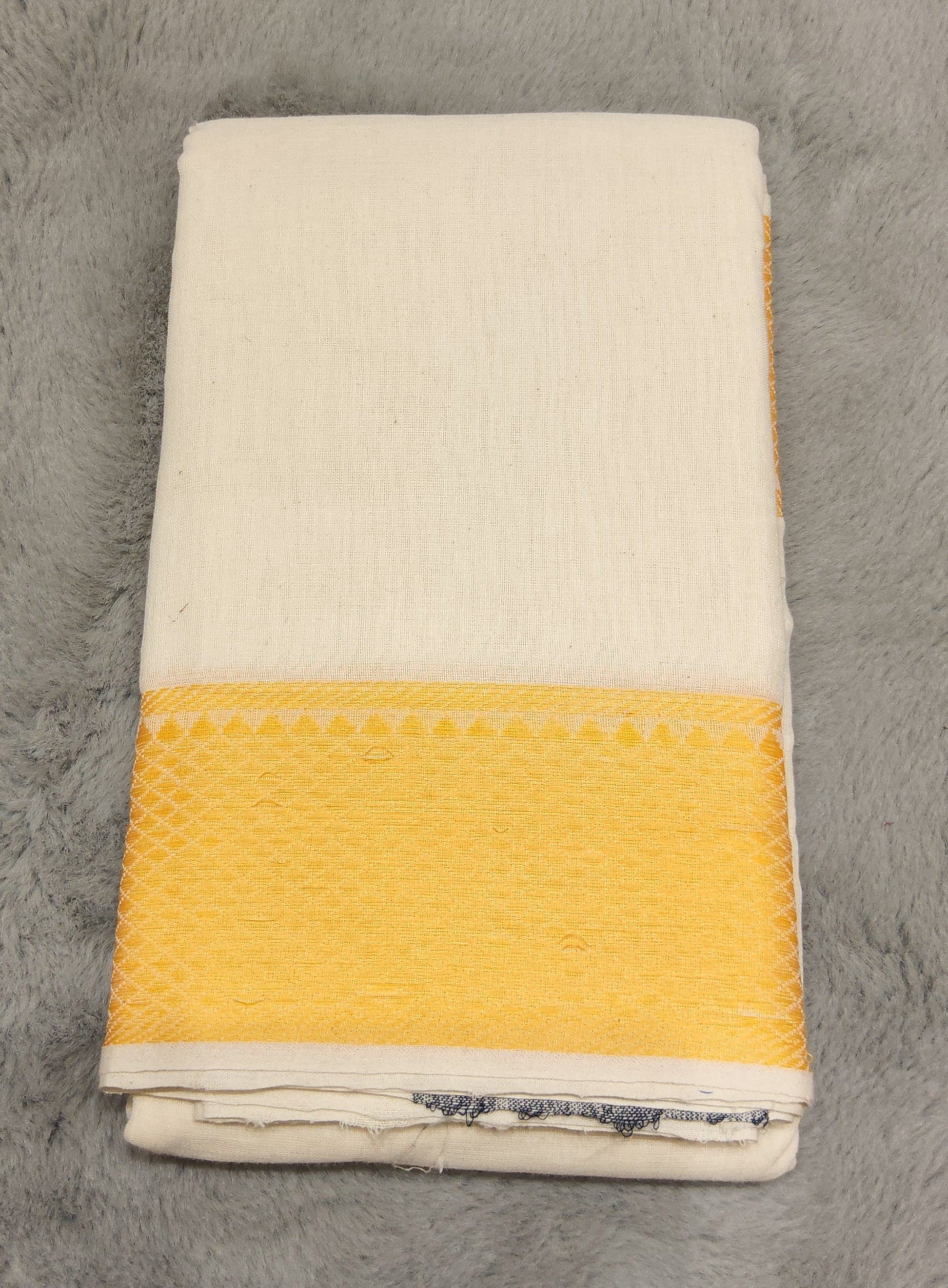 Practice Saree | White Border - Image 5