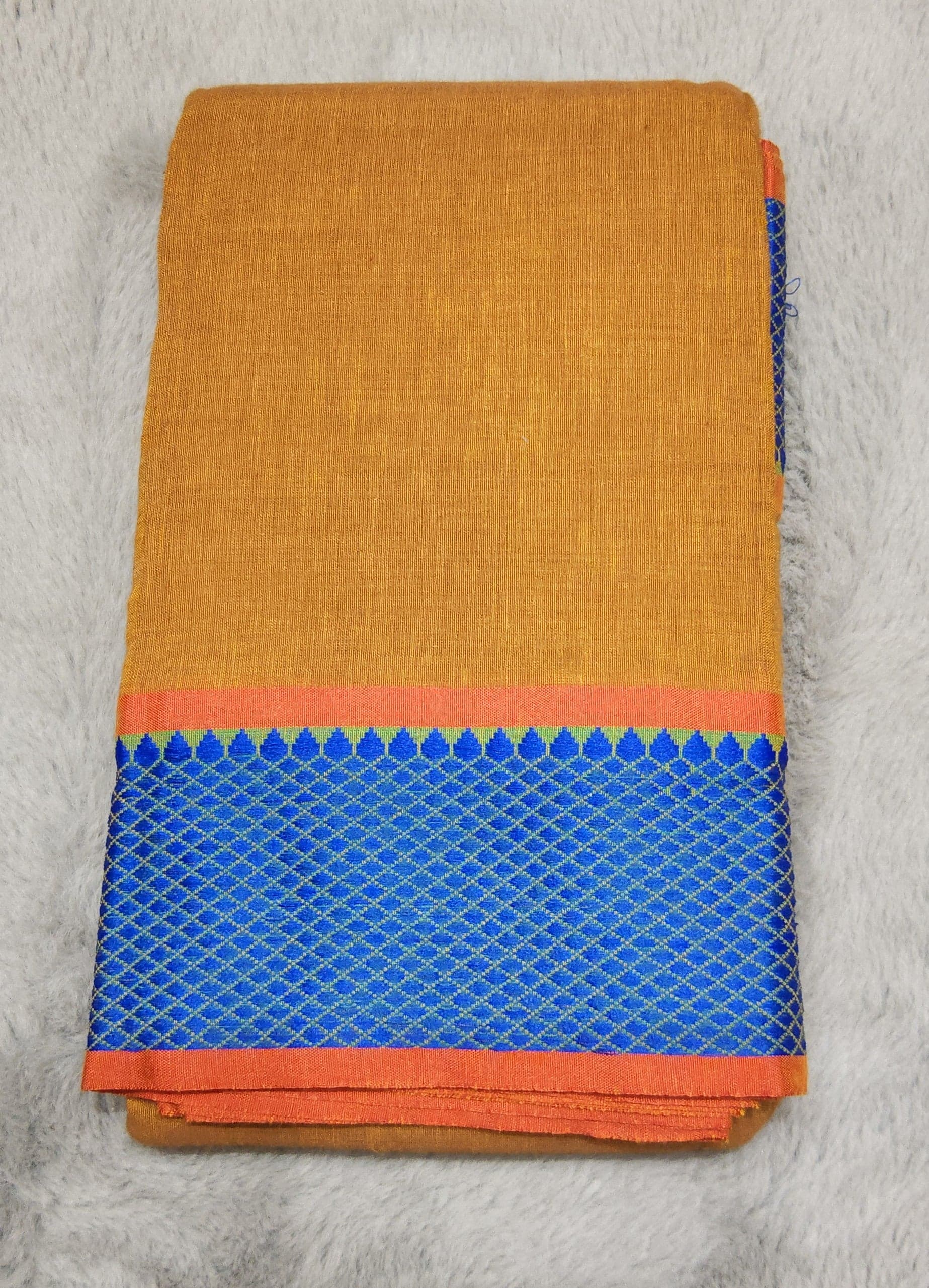 Practice Saree | White Border - Image 3