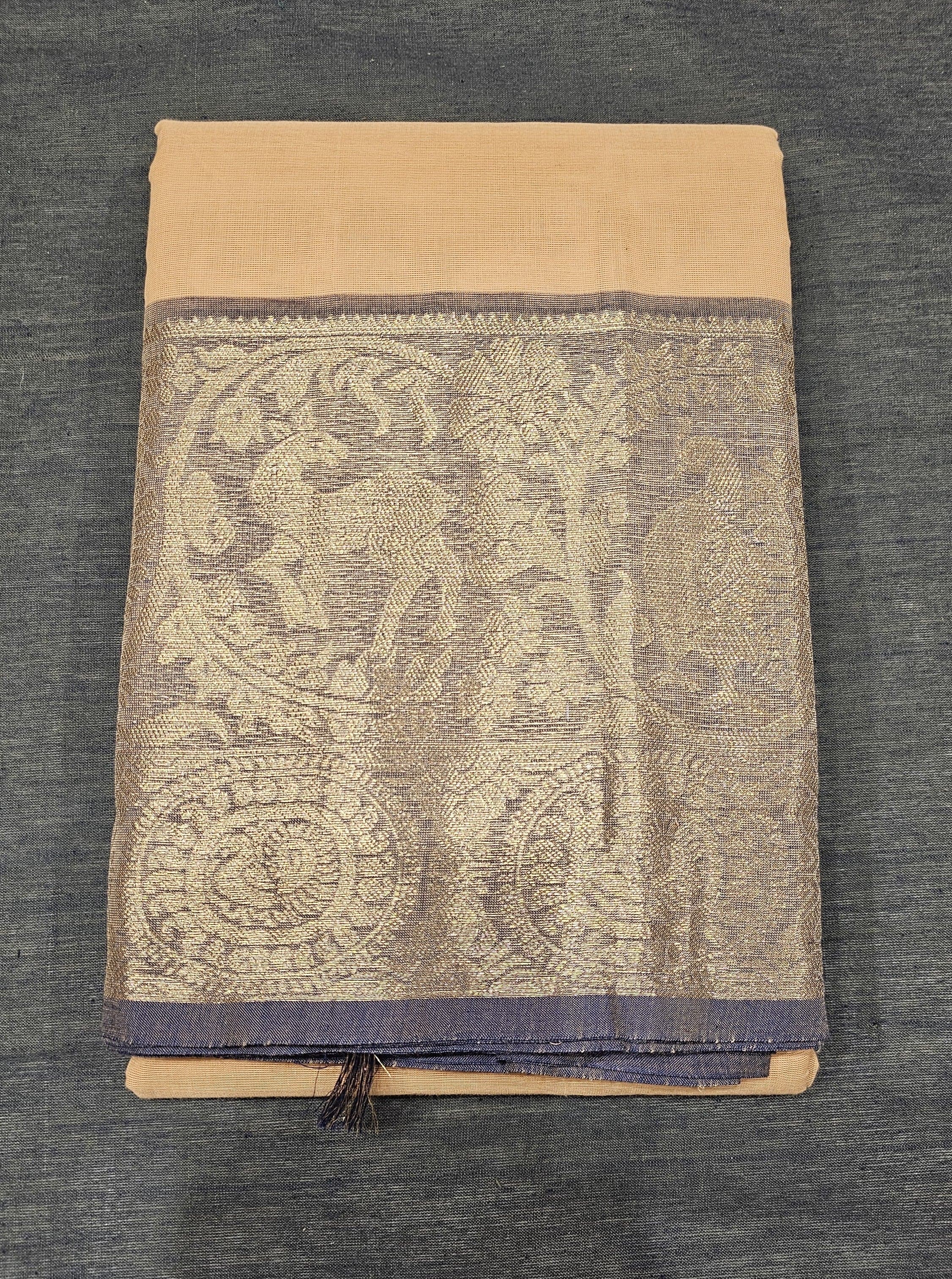 Readymade Cotton Full Saree | Bharatanatyam & Kuchipudi - Image 5