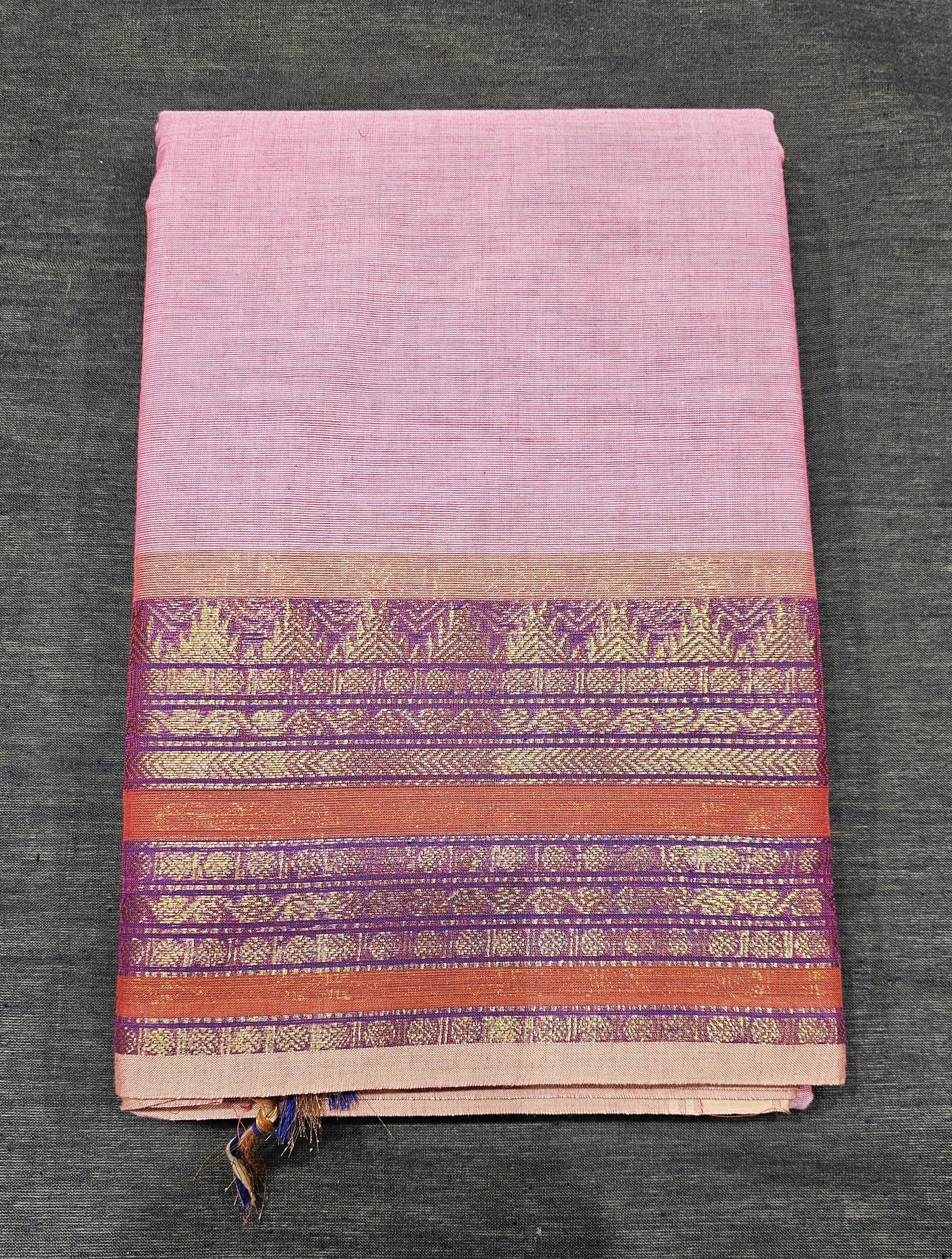 Readymade Cotton Full Saree | Bharatanatyam & Kuchipudi - Image 6