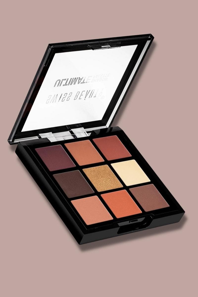 Swiss Beauty eyeshadow palette for dance practice saree photoshoots, versatile makeup.