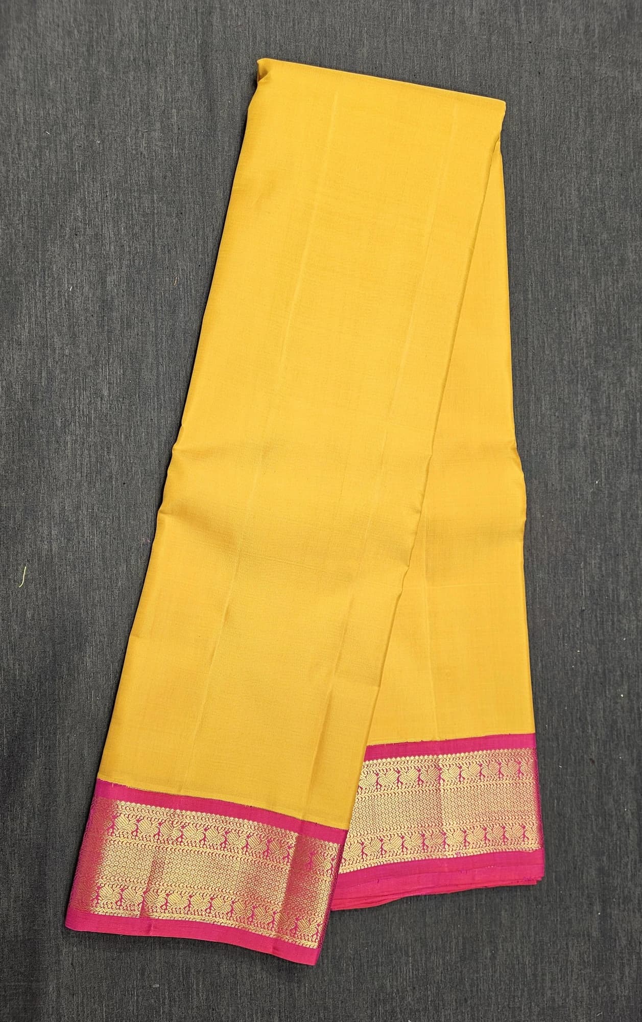Yellow with Pink | Kanchipuram Silk Saree | Arangetram | SBS37