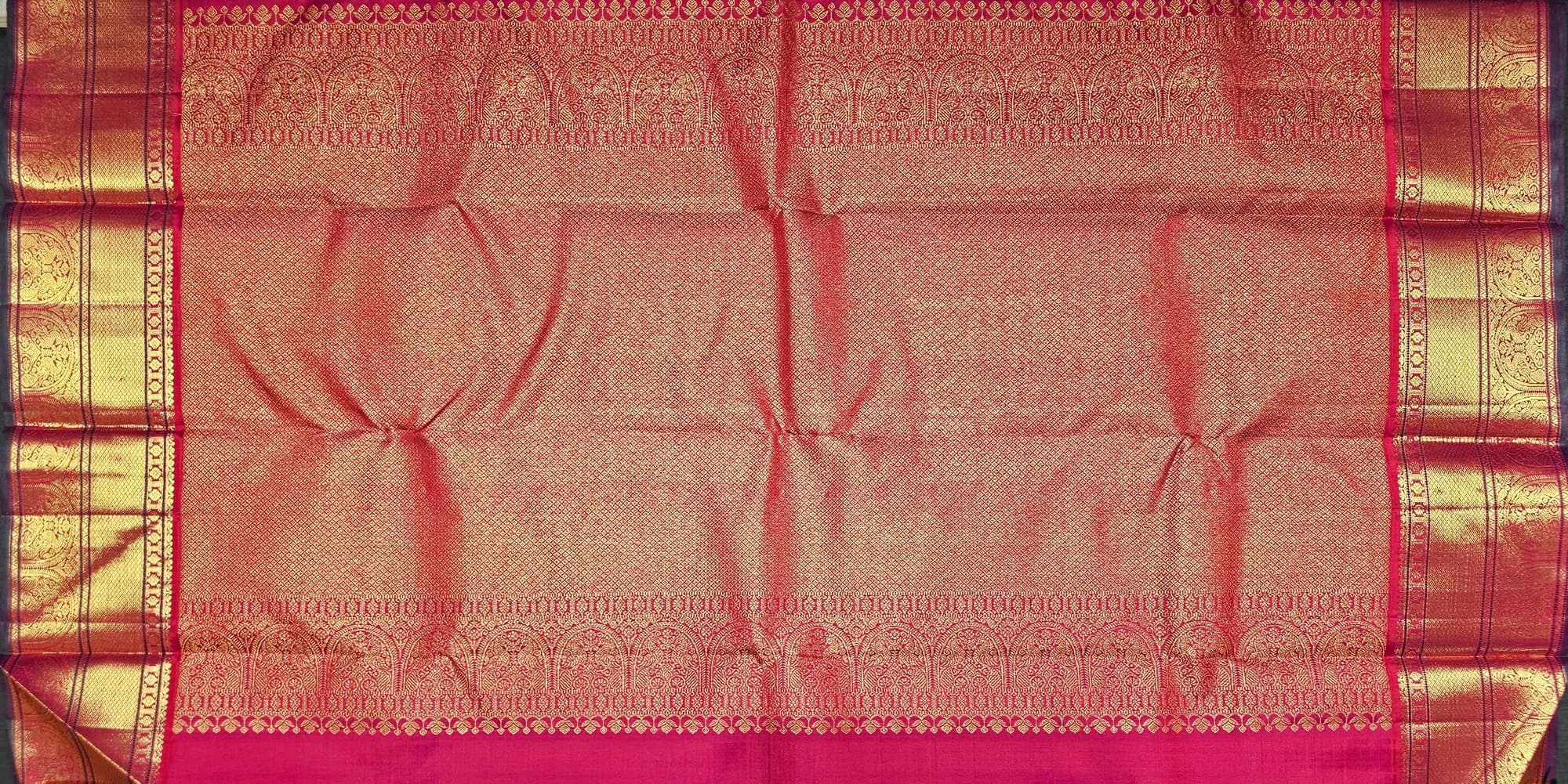Sky Blue w Pink | Kanchipuram Silk Saree | SBS45
