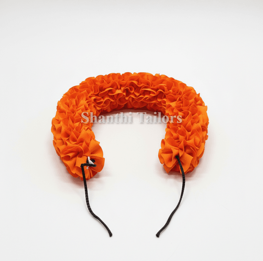 Flowers- full orange | Bharatanatyam flowers | Cloth Flower