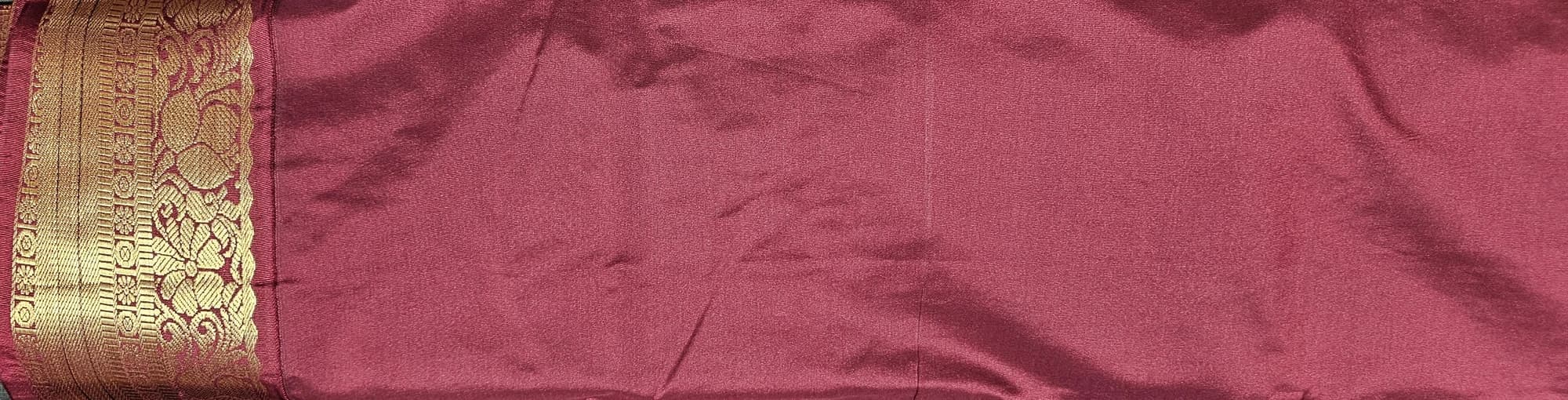 Pink with Maroon | Margam Saree
