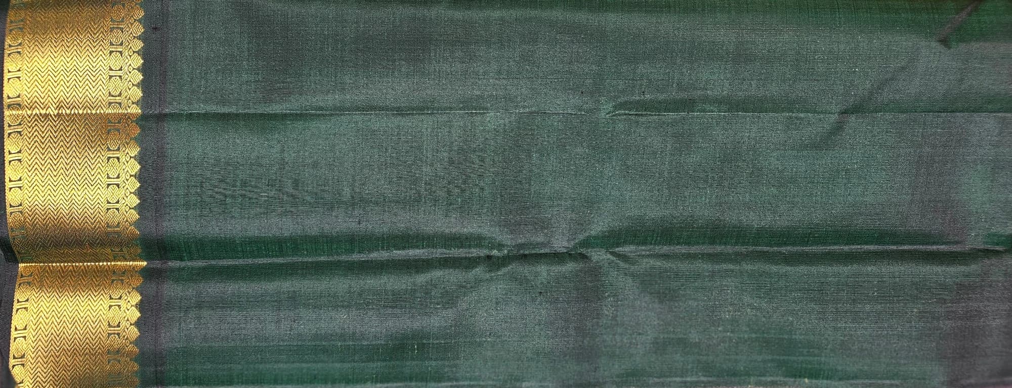Yellow w Green | Kanchipuram Silk Saree | SBS43