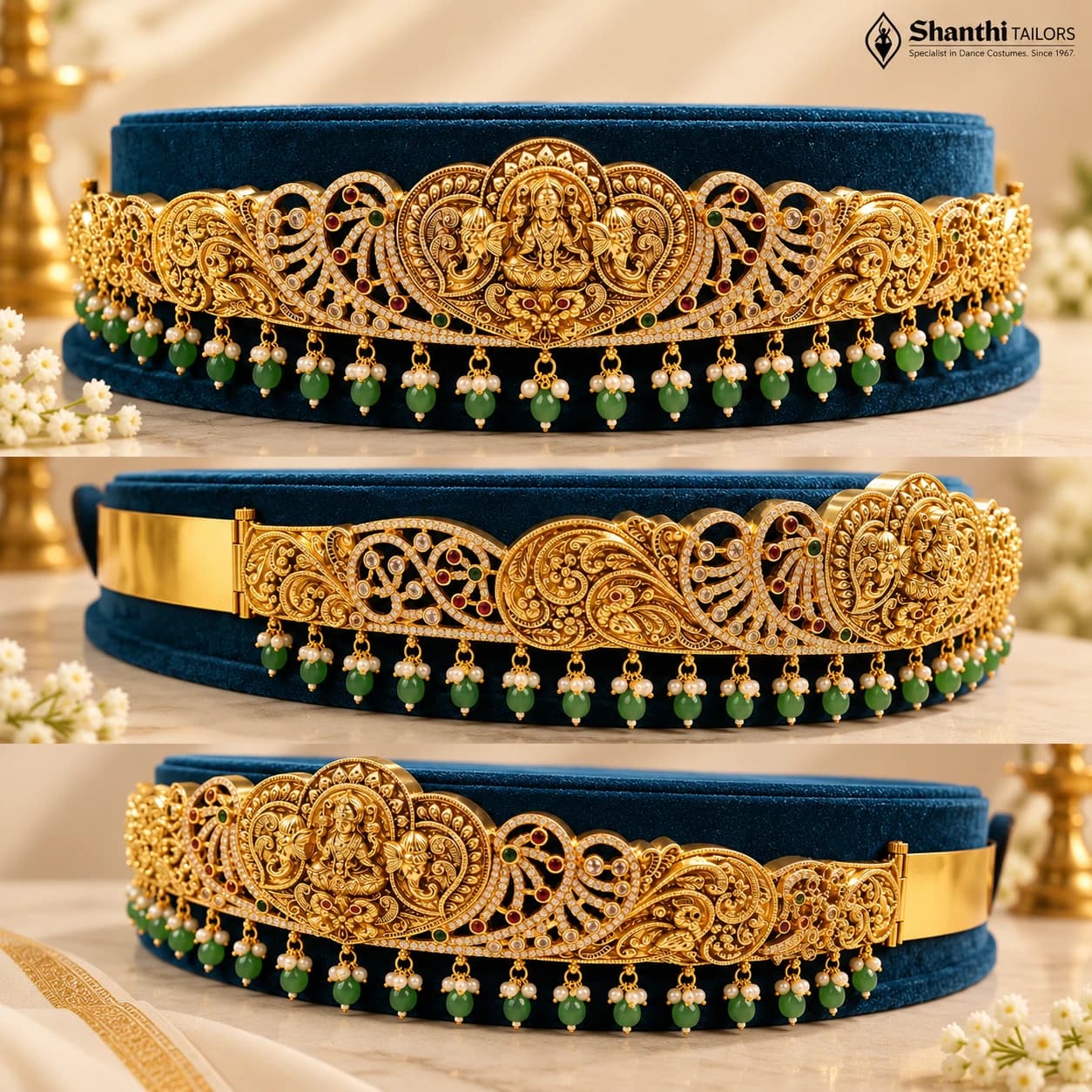 Lakshmi Hip Belt | Antique Copper Belt | NAV840