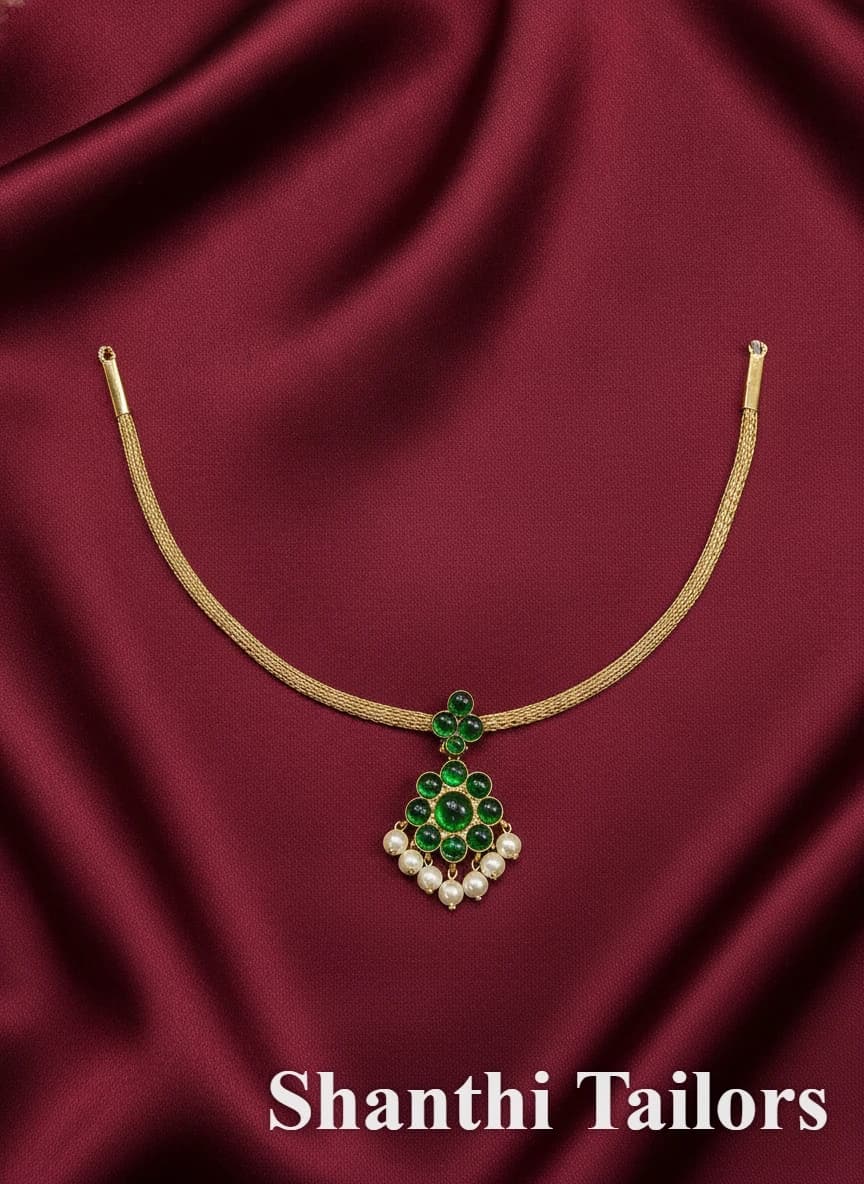 Flower Attigai  | Choker |  Original temple jewellery | TJDU4