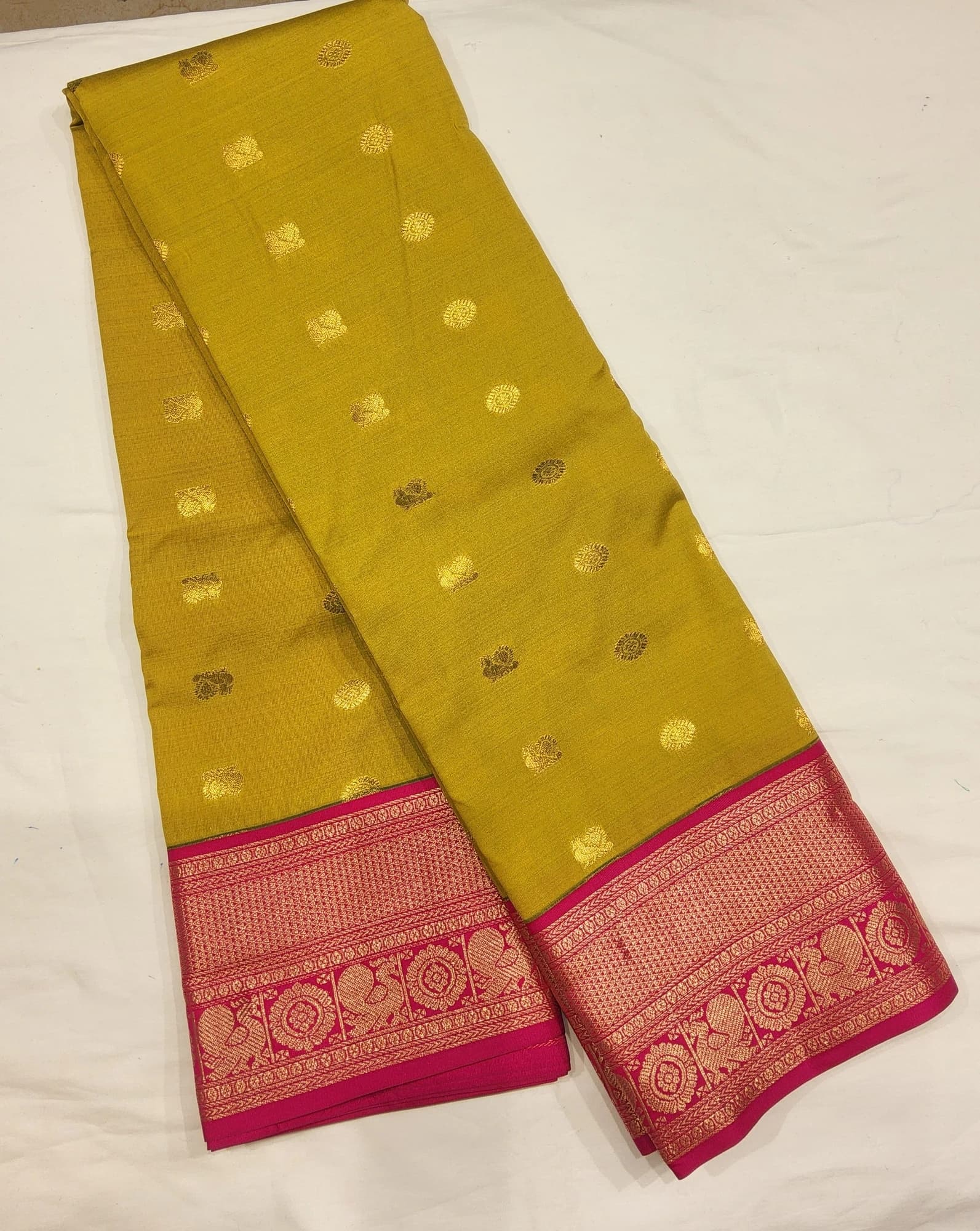 Sneha Green w Pink | Margam Saree