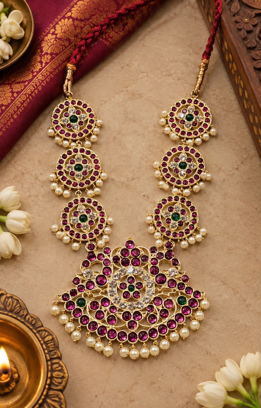 Soundarya Necklace | Copper Jewellery | 860067SP