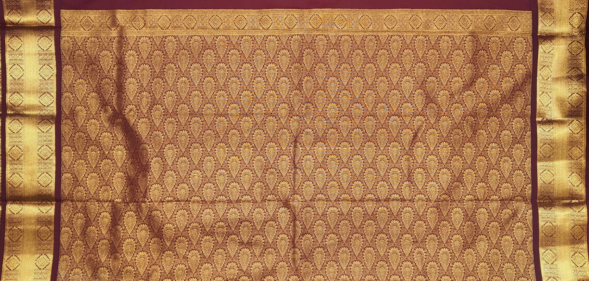 Dark Blue W Maroon | Margam Saree