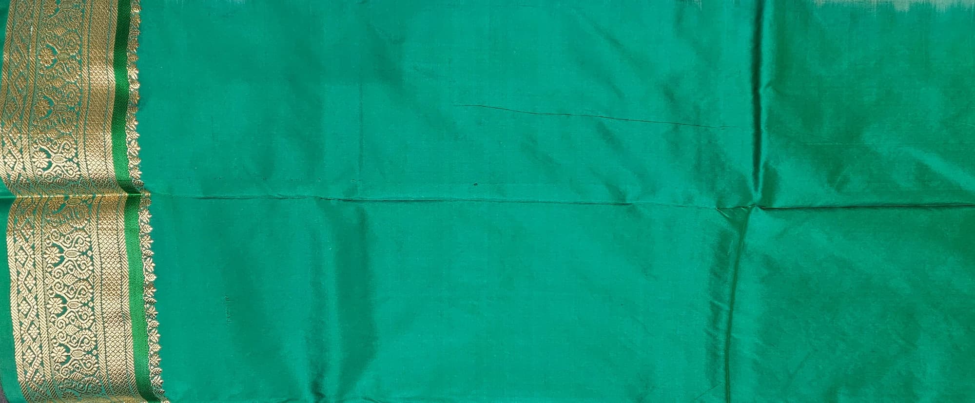 Sandal w Green |  Dharmavaram Silk Saree