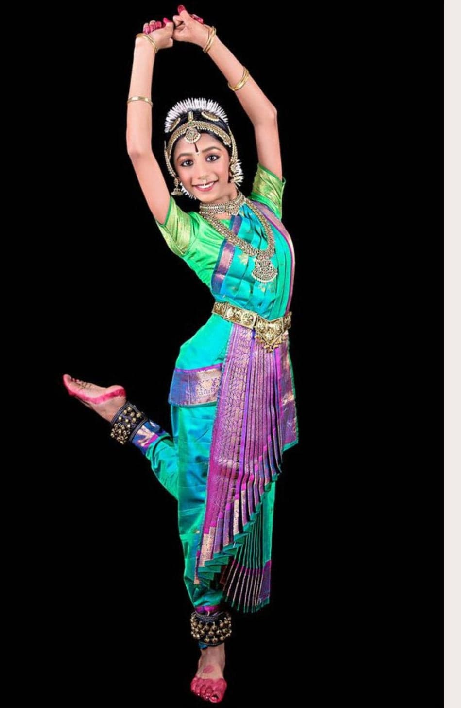 Sun Fleets | 2 in 1 Costume | Bharatanatyam Costume | Custom Tailored Silk (Est. 1967)