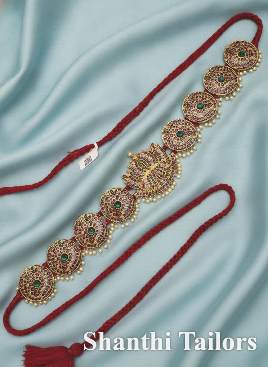 Lotus Round Belt | Belt | Copper Jewellery | NJ179