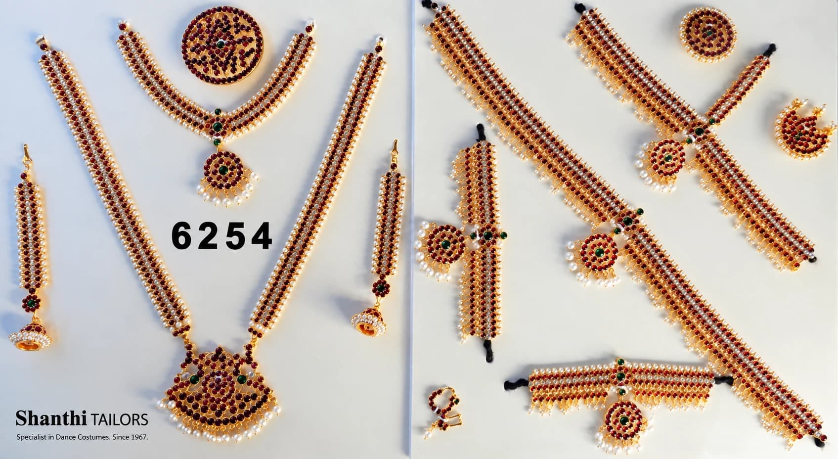 Soundarya Full set jewellery | Imitation Dance Jewellery | 6254