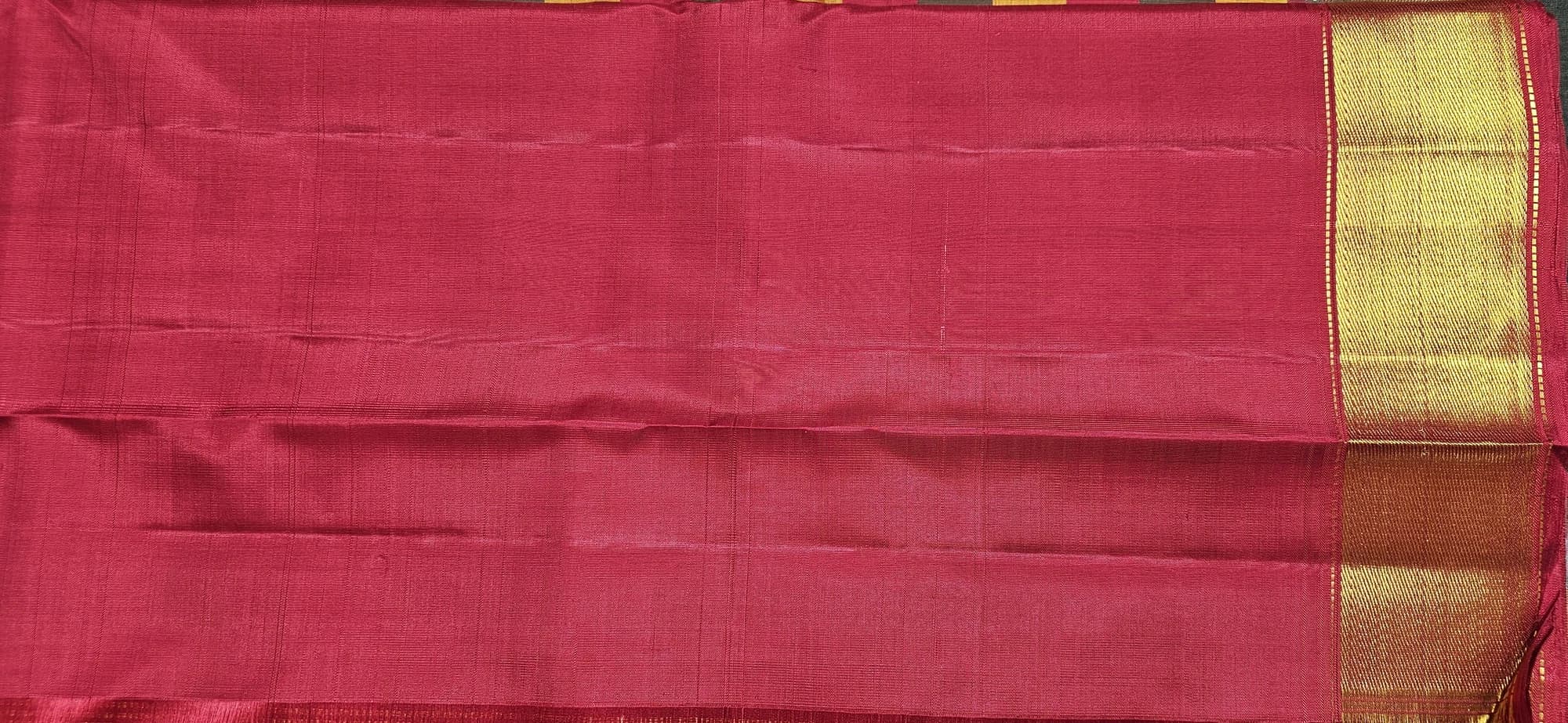 Multicolour Checked Self | Kanchipuram Silk Saree | SBS44