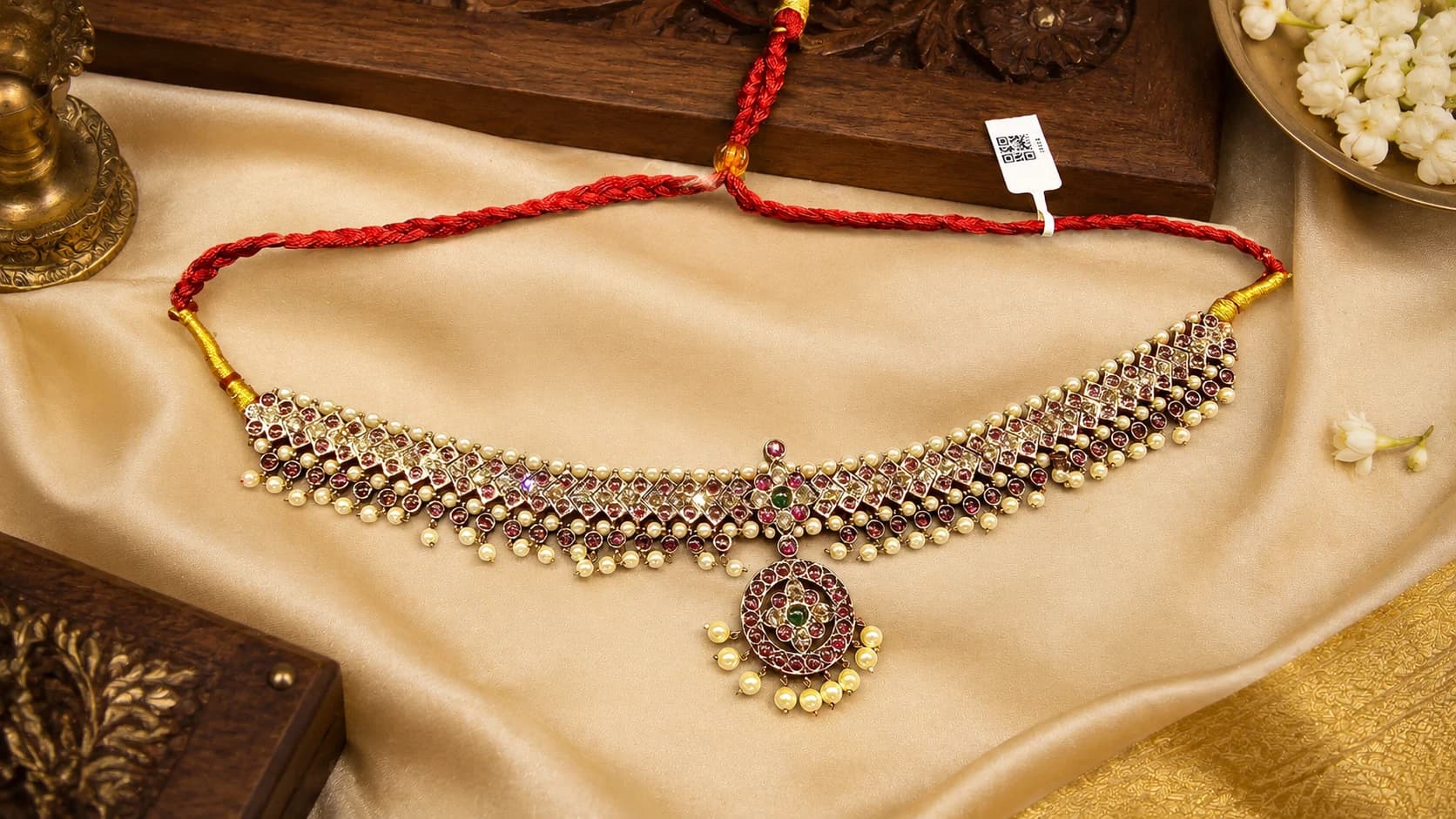 V Necklace | Black Series | Copper Jewellery | 86214