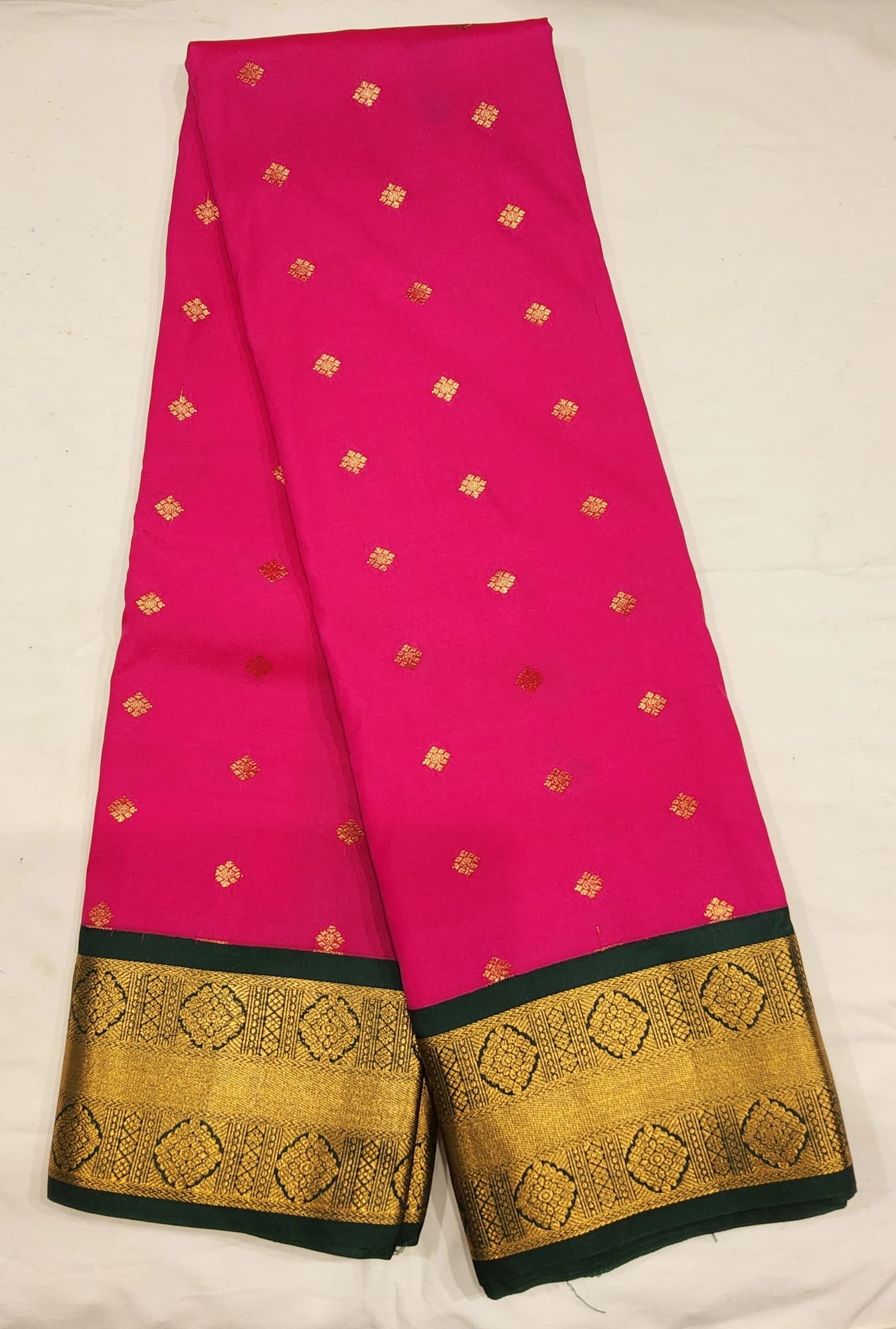 Pink w Green | Margam Saree