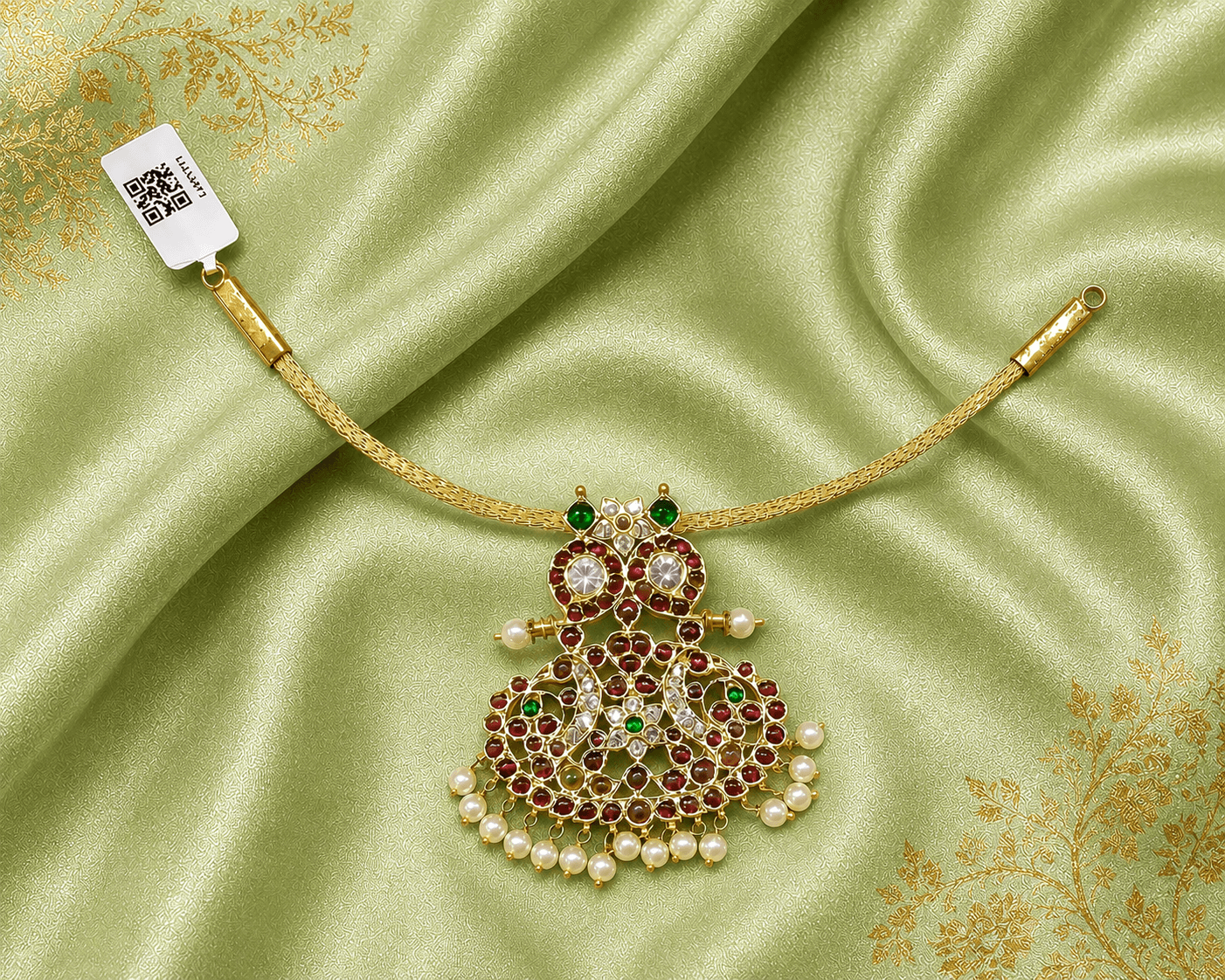 Diamond Manga Necklace  | Choker | Original Temple Jewellery | TJAYY511