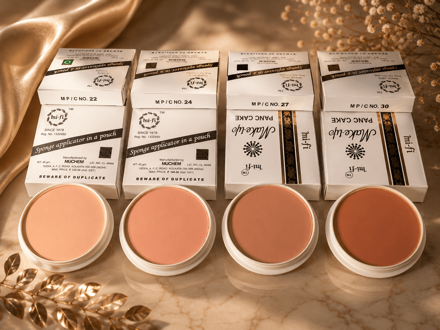 Waterproof MIFI pancake makeup for dance costume, sweat-proof stage foundation for dancers