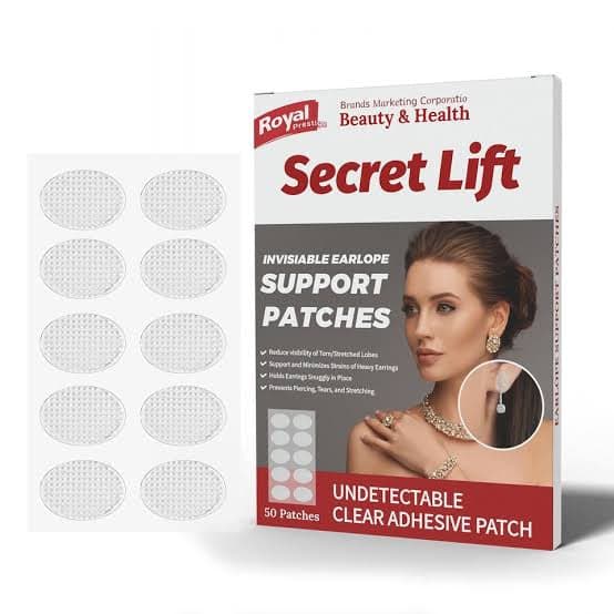 All-in-One Combo Makeup Kit for Classical Dance: Includes sweat pads, glue dots, ear chains, and more.