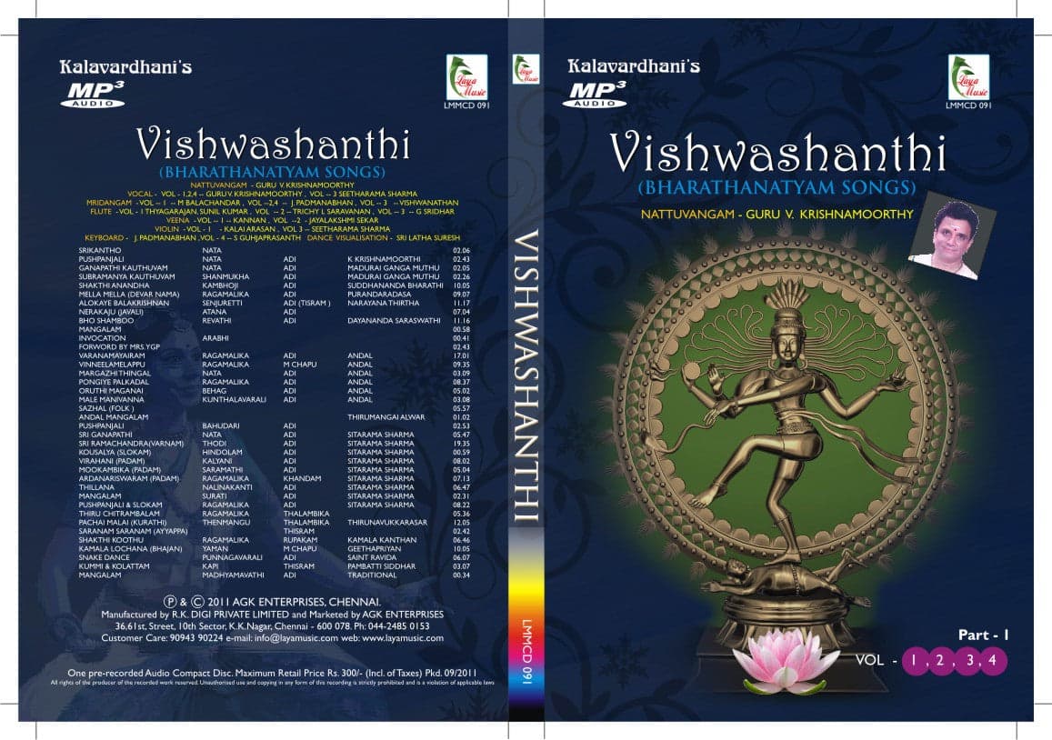 VISHWASHANTHI     VOL-1,2,3,4  | CD - music