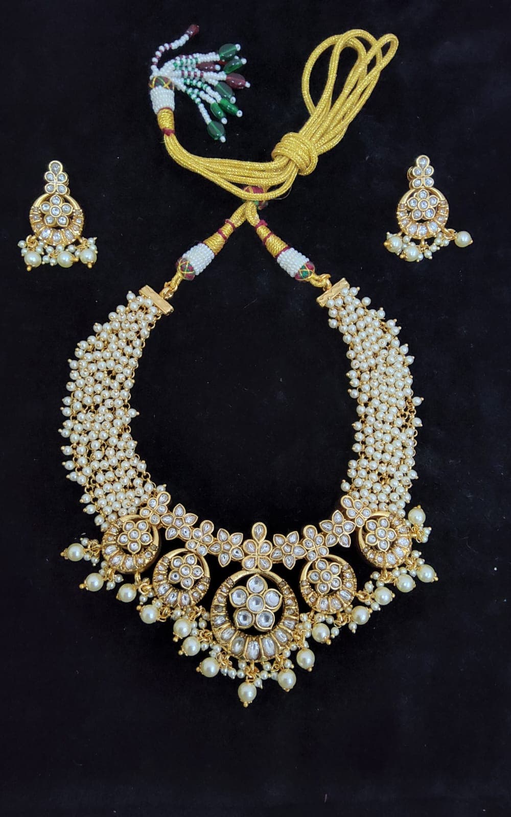 Antique Pearl Set | K982 - Jewelllery set