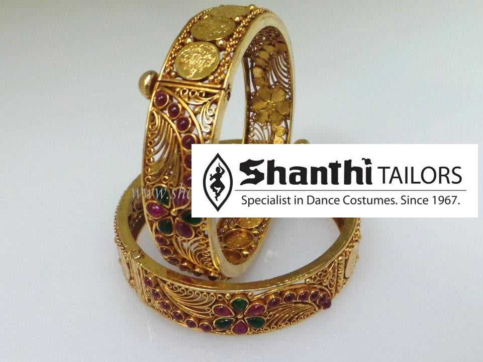 Pure Silver Lakshmi Bangles