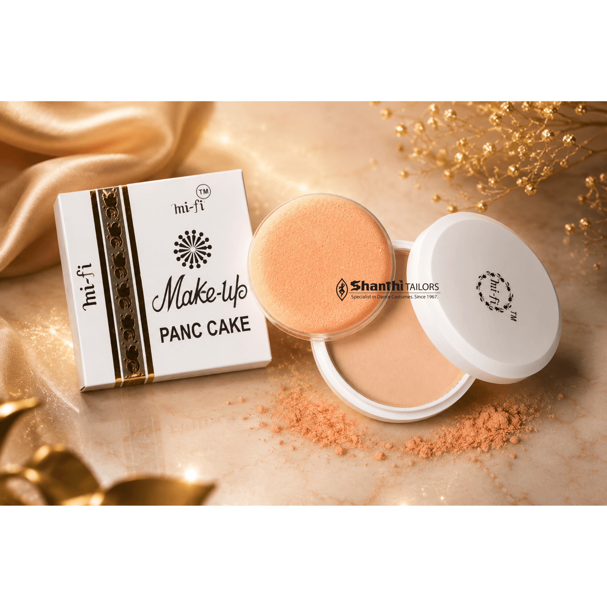 All-in-one classical dance makeup kit. Perfect for Bharatanatyam makeup and Arangetram.