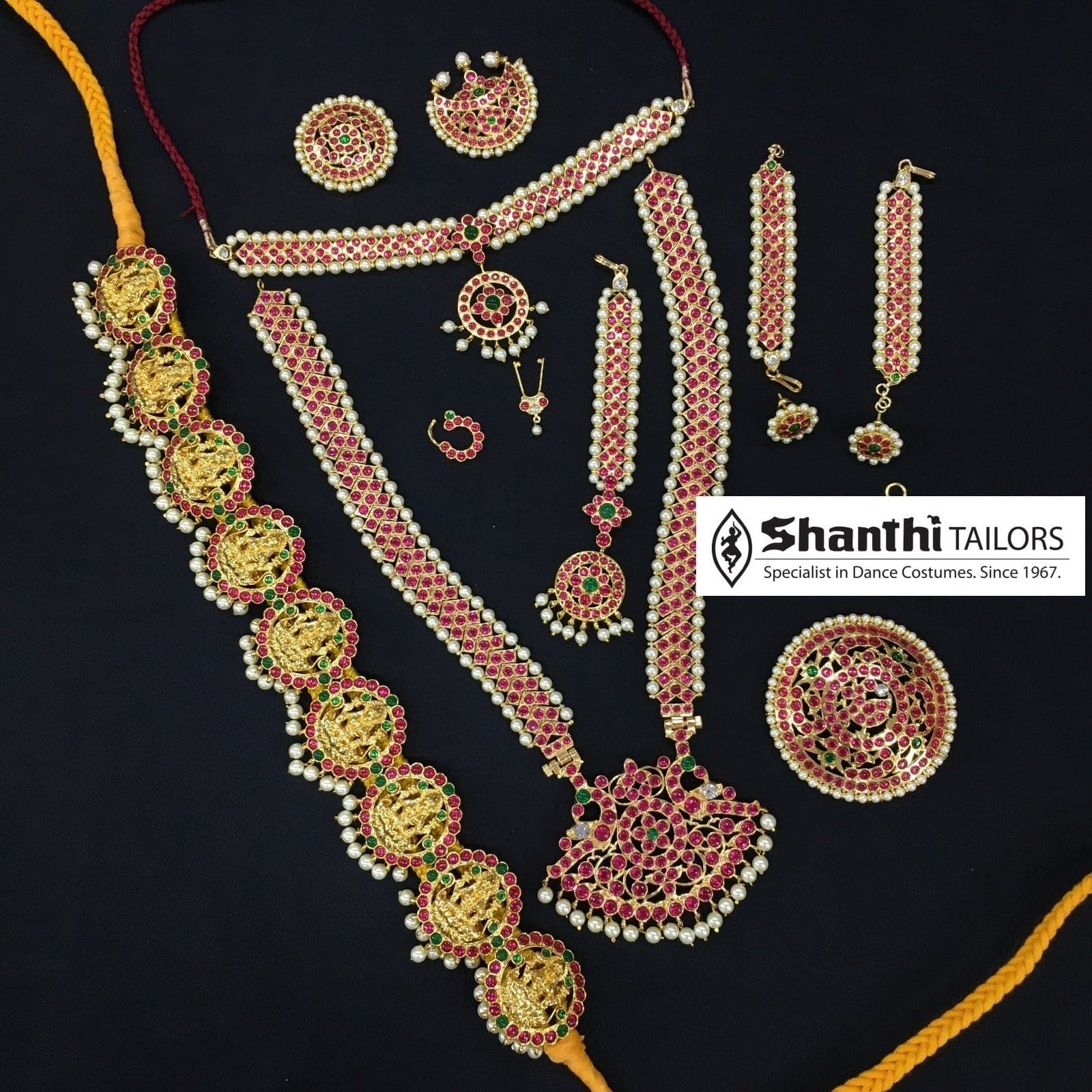 Margam Set | Copper Dance Jewellery Set for Arangetram-shanthitailors