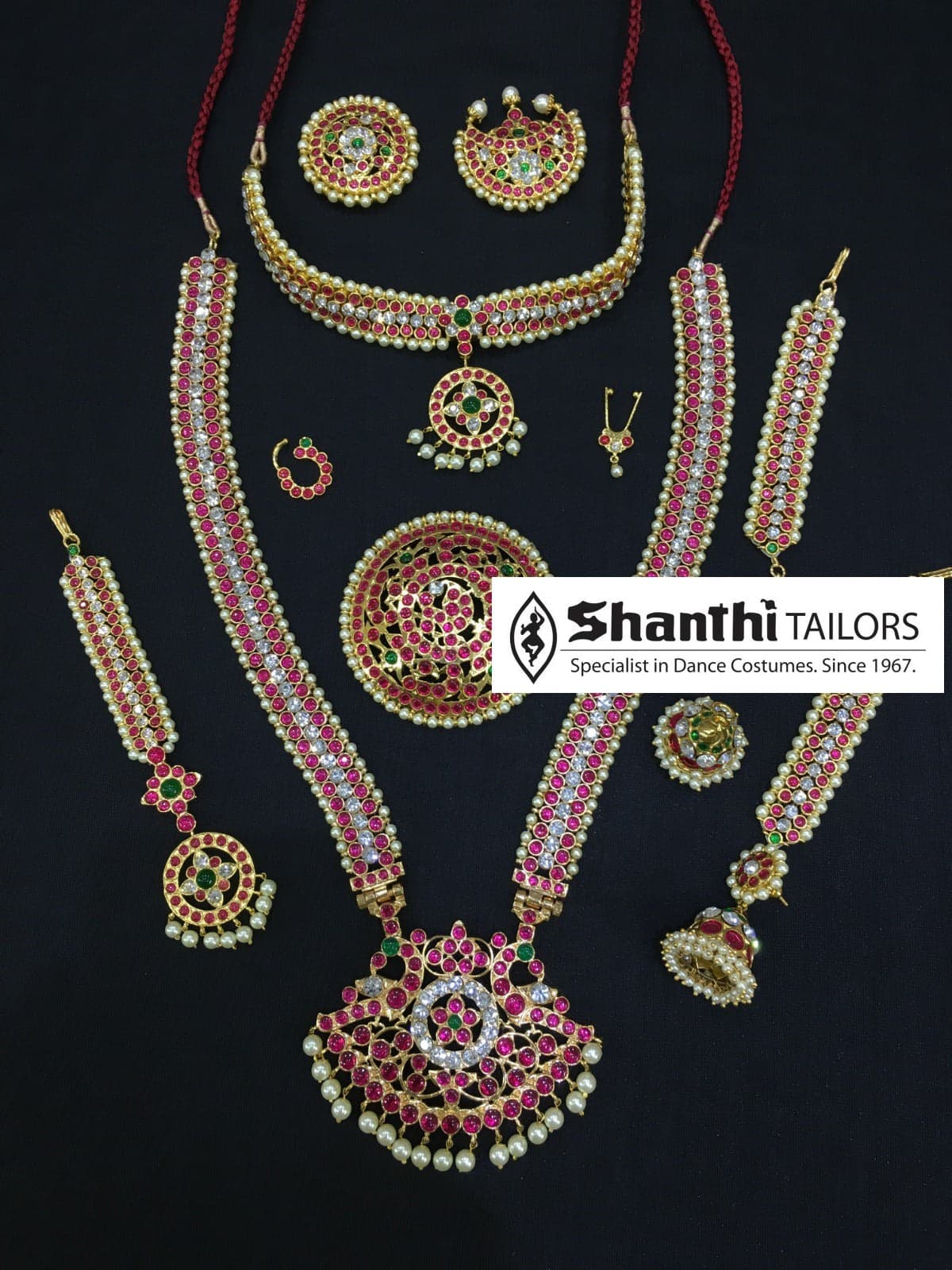 Margam Set | Copper Dance Jewellery Set for Arangetram-shanthitailors