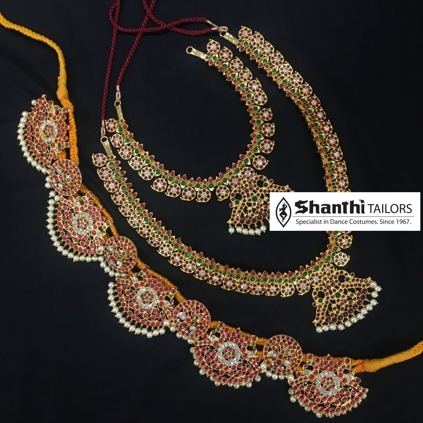 Margam Set | Copper Dance Jewellery Set for Arangetram-shanthitailors