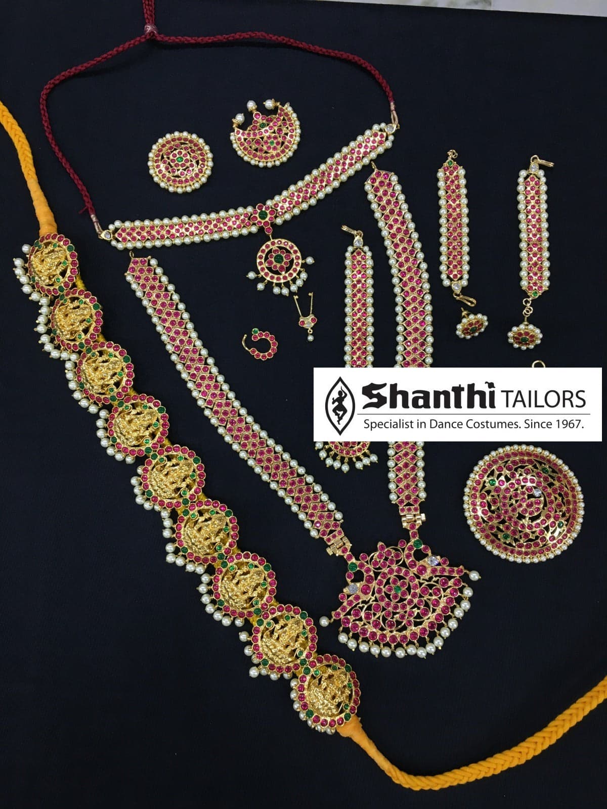Margam Set | Copper Dance Jewellery Set for Arangetram-shanthitailors